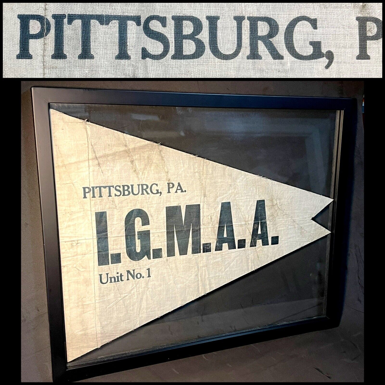 Historic Pittsburgh Museum Quality Antique Model Airplane Plane IGMAA FLAG￼