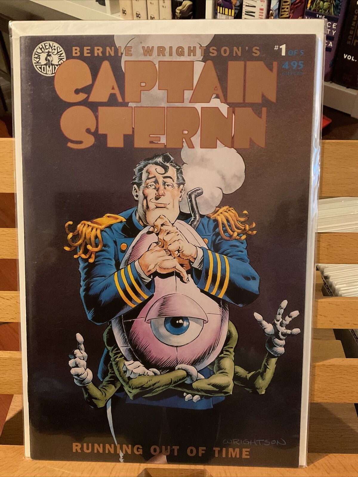 Bernie Wrightson\'s Captain Stern #1 of 5 - Gold Cover - Kitchen Sink