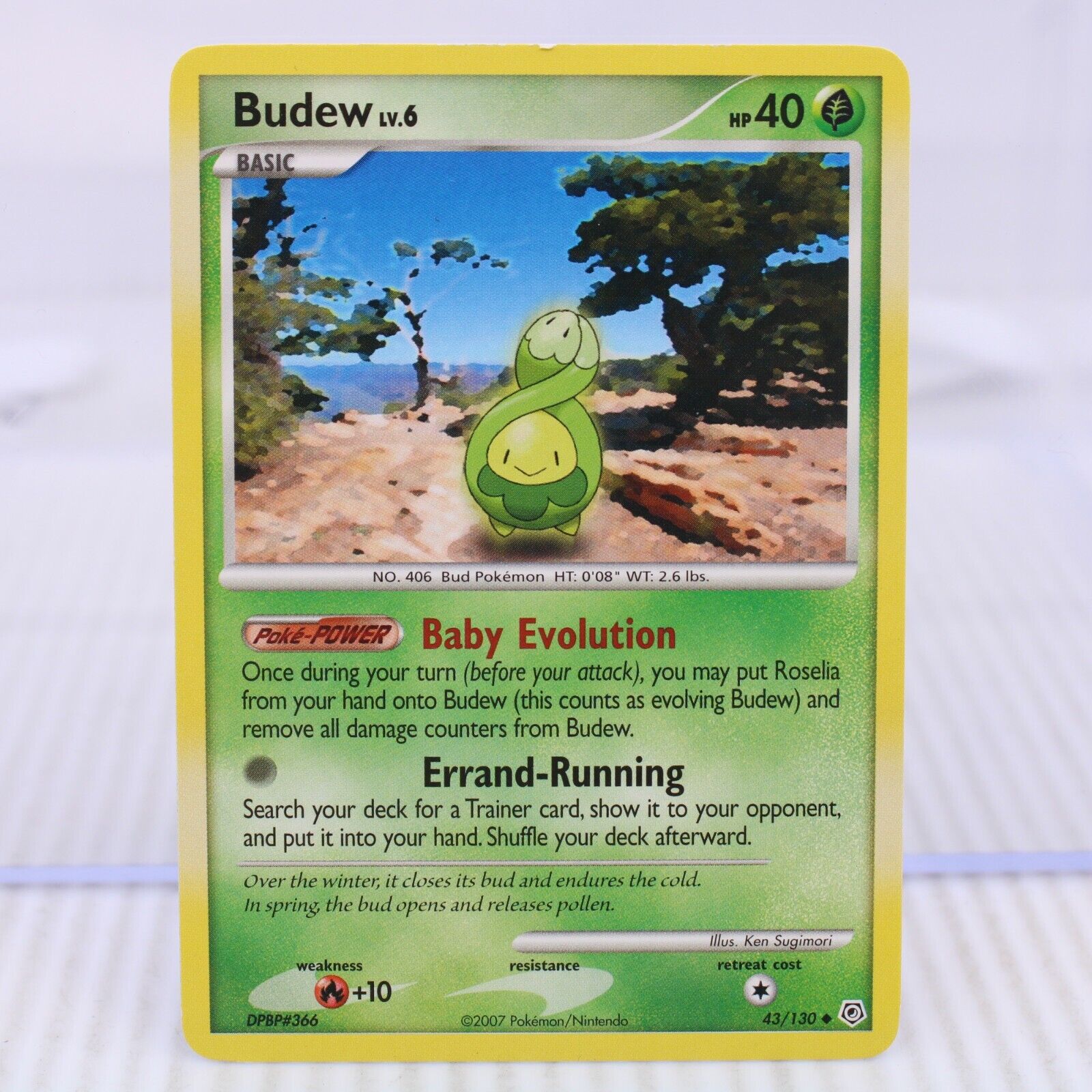 A7 Pokemon TCG Card Diamond and Pearl Budew Uncommon 043/110