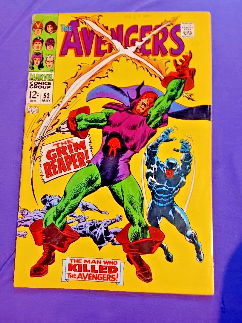 the AVENGERS   first appearance  Grim Reaper  #52 1968