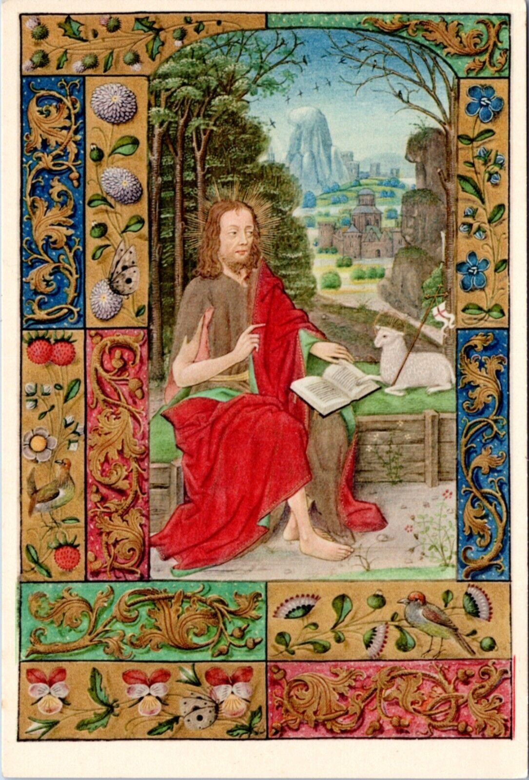 Postcard Religious John the Baptist