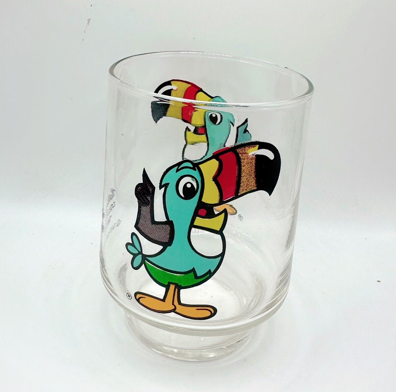 1977 Kellogg\'s Collector Series Toucan Sam/Fruit Loops Vintage Cup/Glass