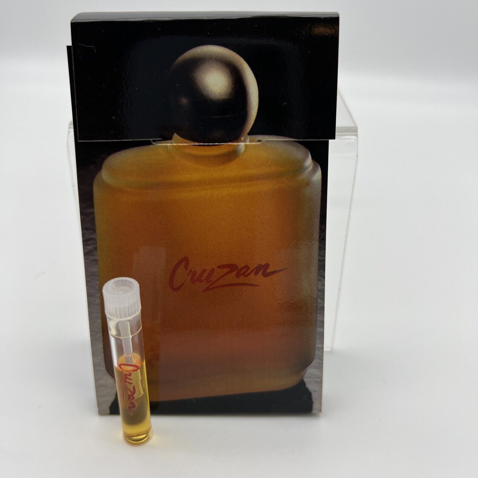 Vintage Cruzan Cologne Mens Fragrance .03oz Vial Sample Size 1980 Discontinued