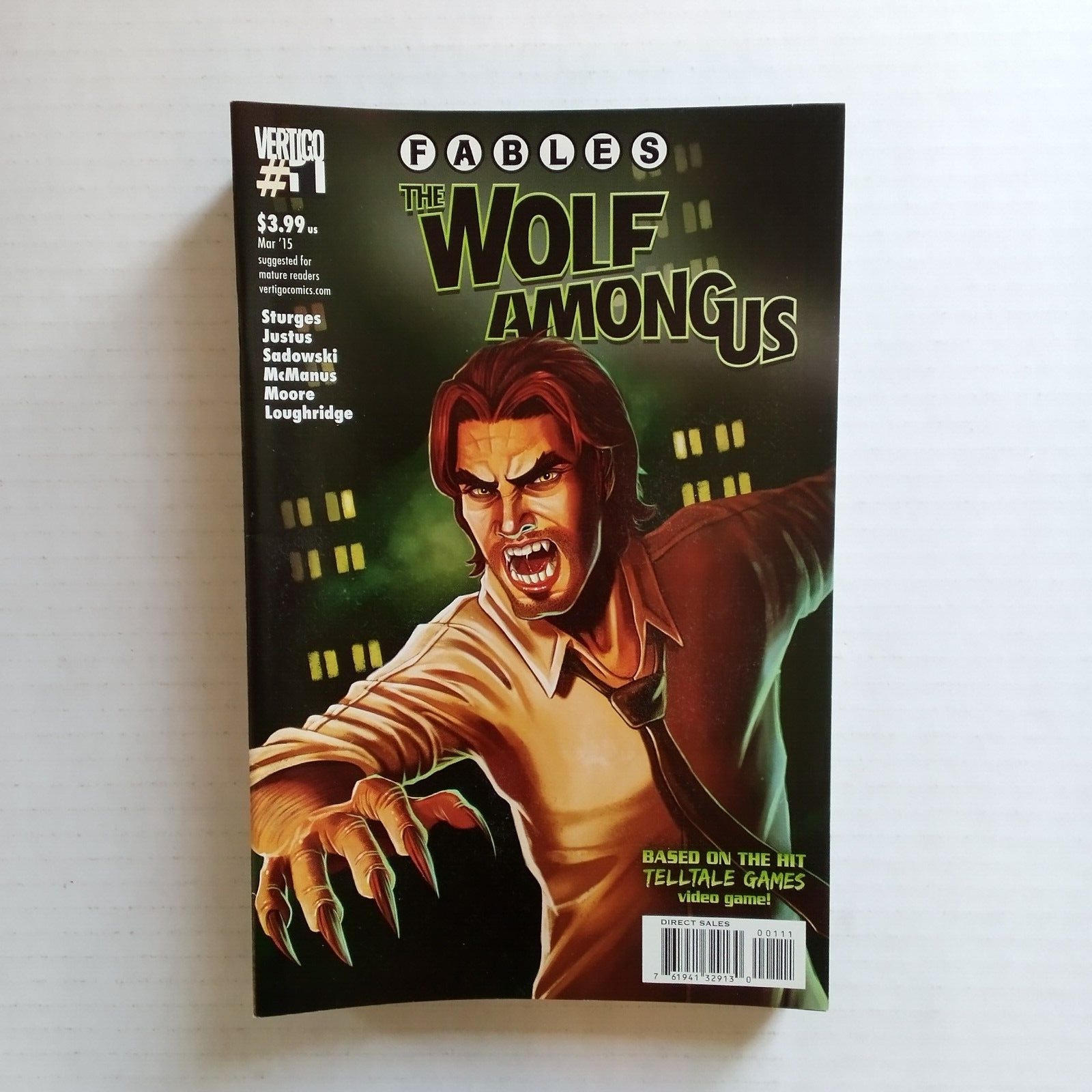 Fables: The Wolf Among Us #1-16 Complete Set (2015) DC/Vertigo Comics