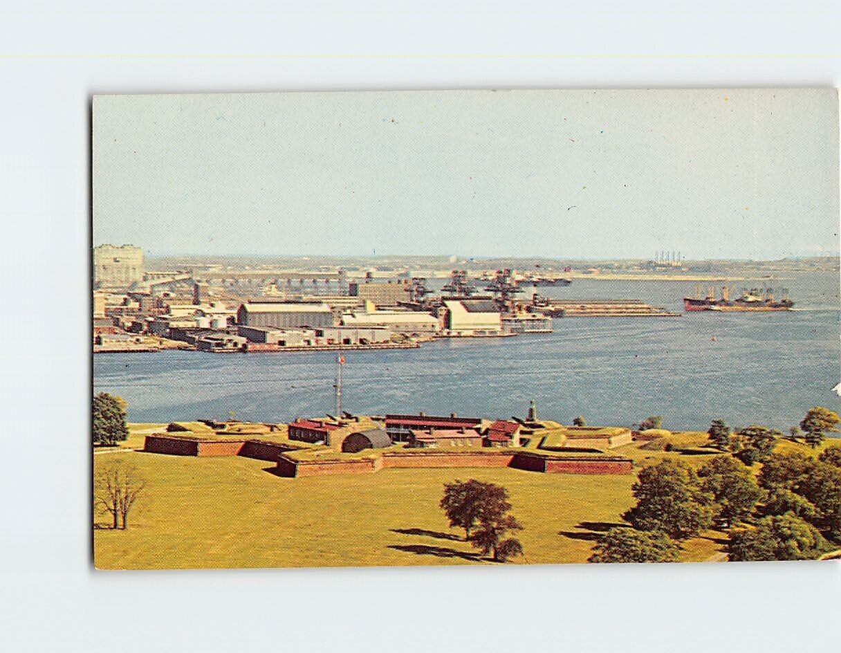 Postcard Fort McHenry National Monument Baltimore Maryland USA