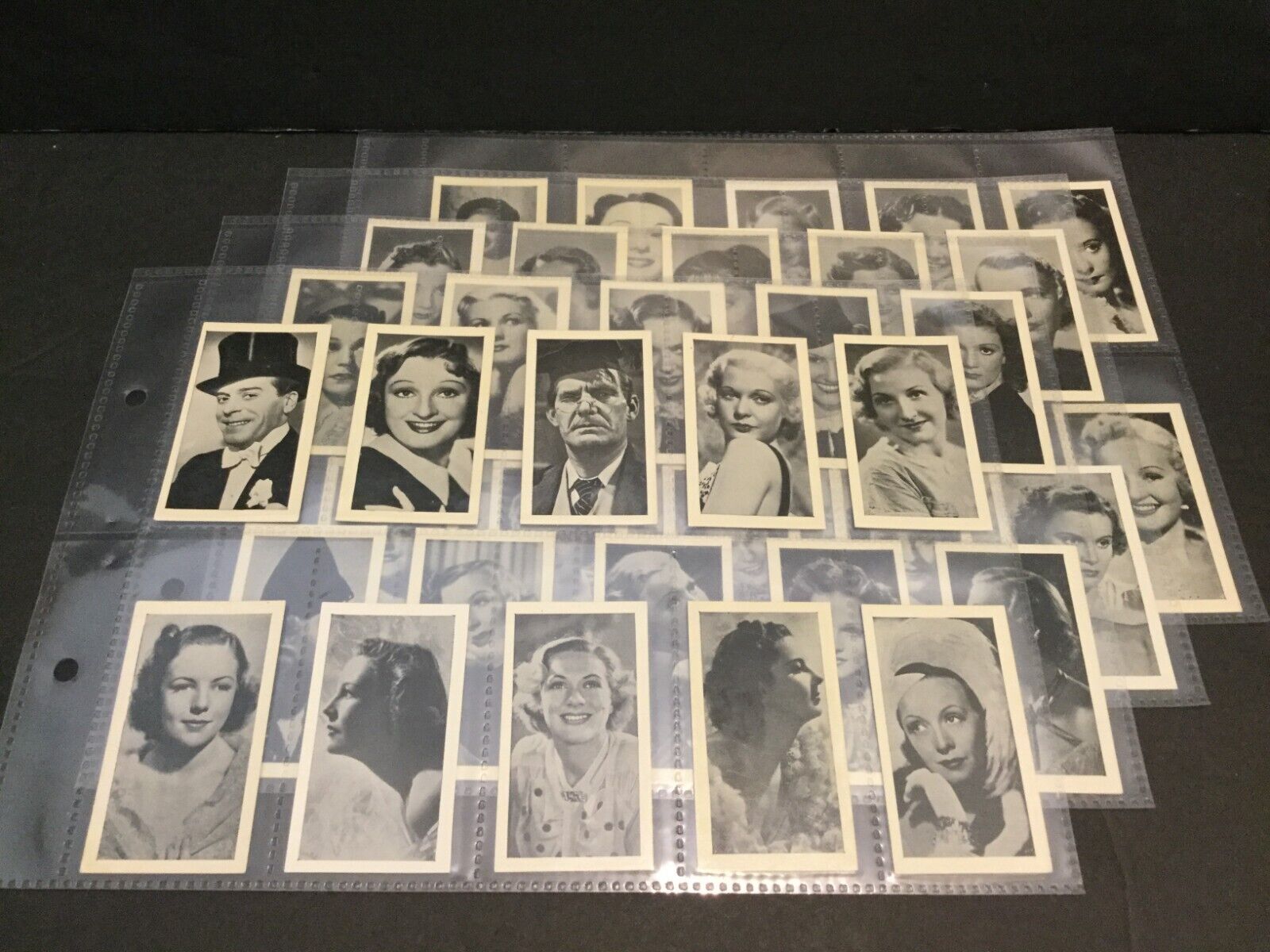 1938 Hill Famous Film Stars Set of 40 Cards Sku289S