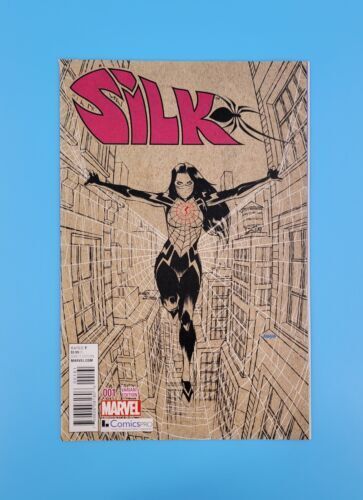 Collectable 2015 Silk #1 Comics Pro Sketch Ultra Rare Comic Book