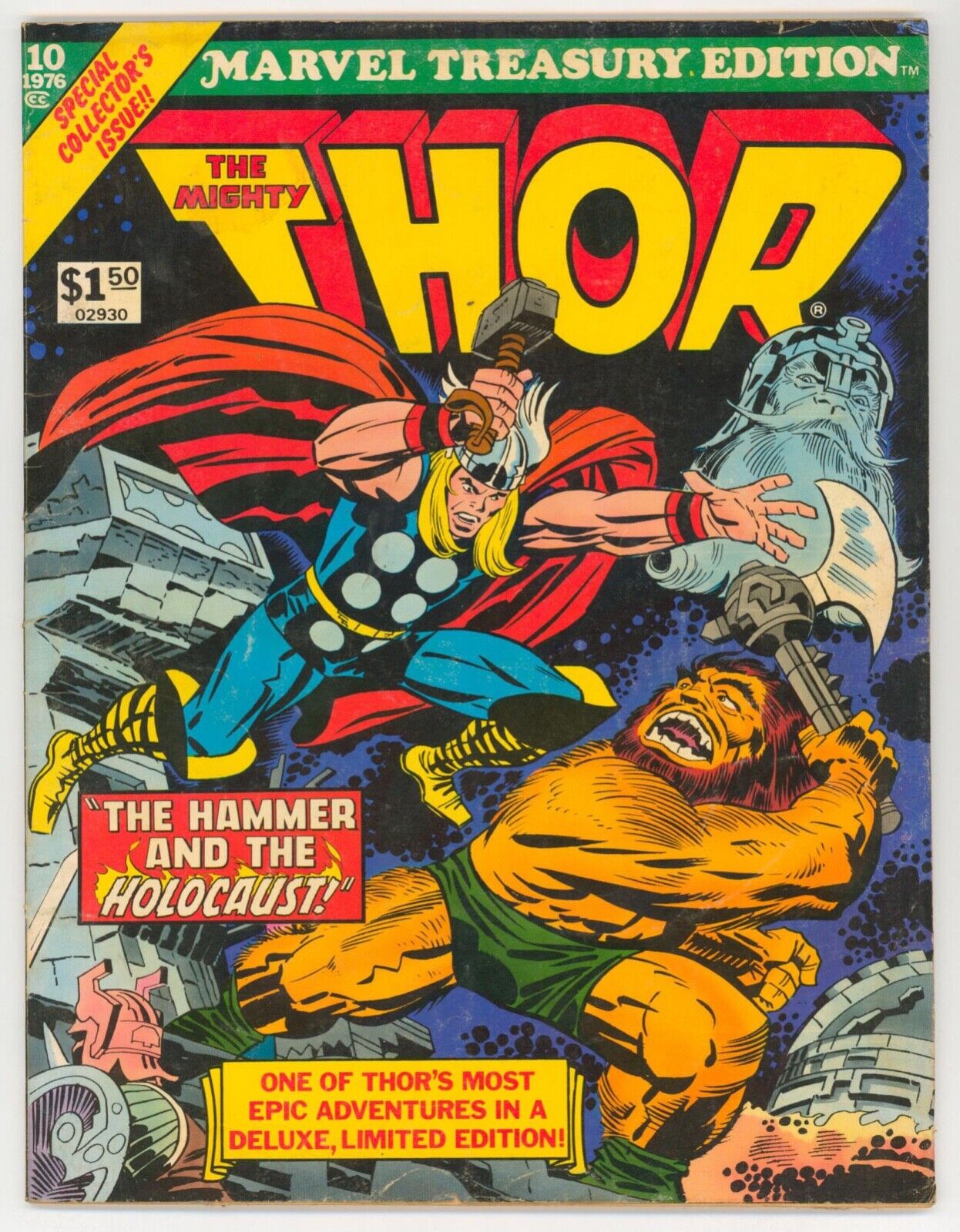 MARVEL TREASURY EDITION #10 VG, Thor, Jack Kirby covers, Comics 1976