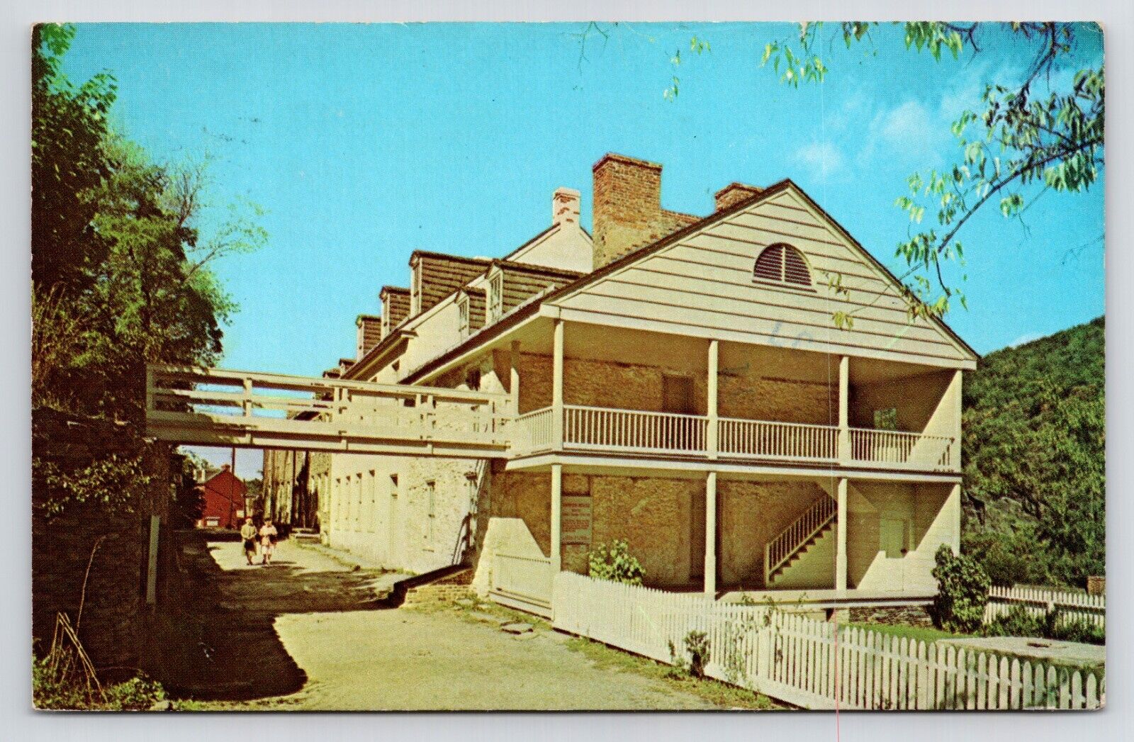c1980s~Harper House Museum~Harpers Ferry West Virginia WV~Vintage Postcard
