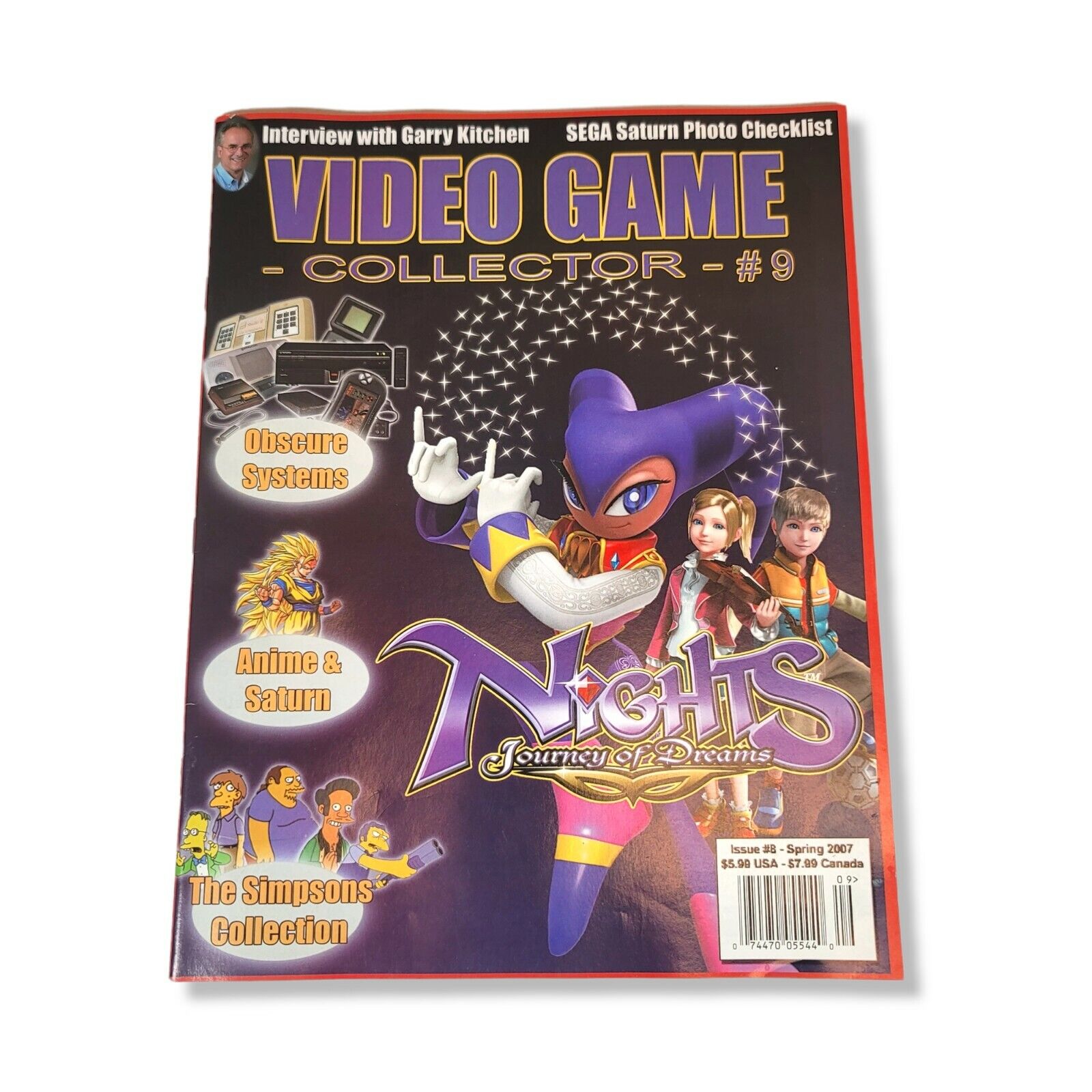 THE SIMPSONS Video Game Collector Magazine Issue #8 NOS Atari Nintendo Sega PS