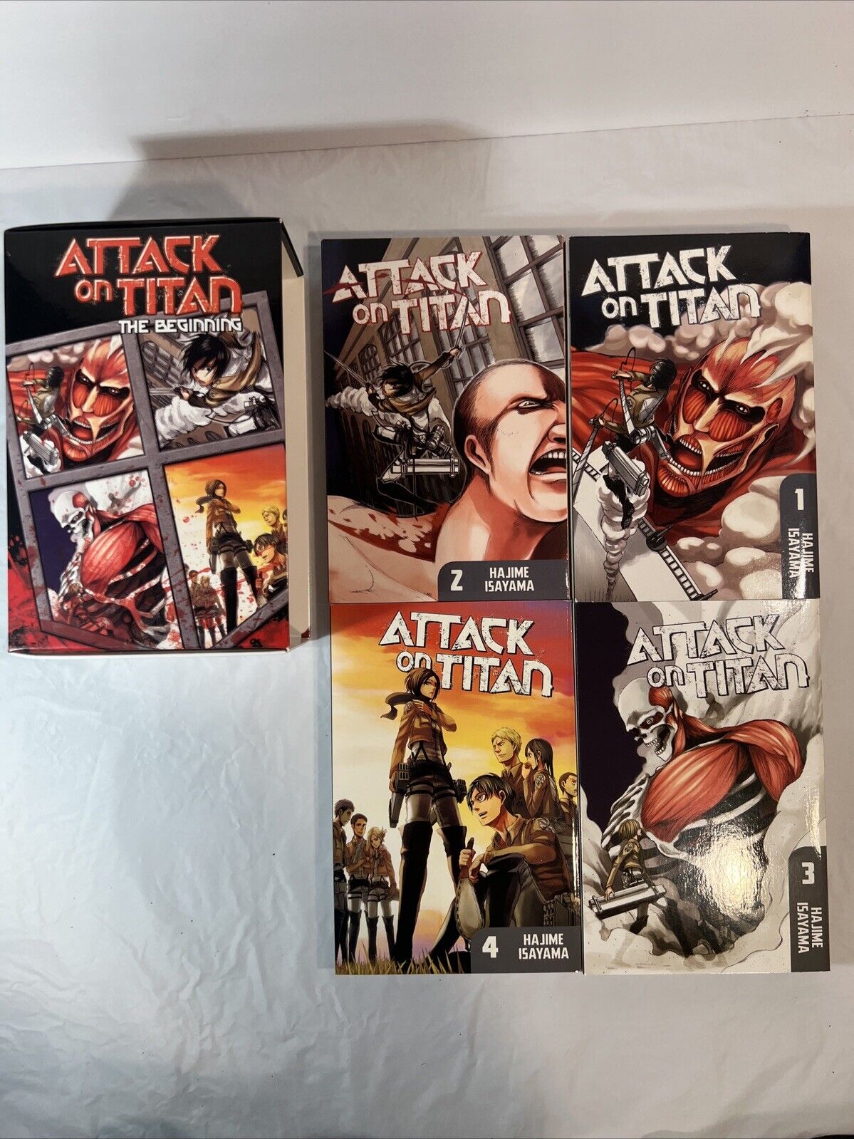 Attack on Titan: The Beginning Box Set [Volumes 1-4]
