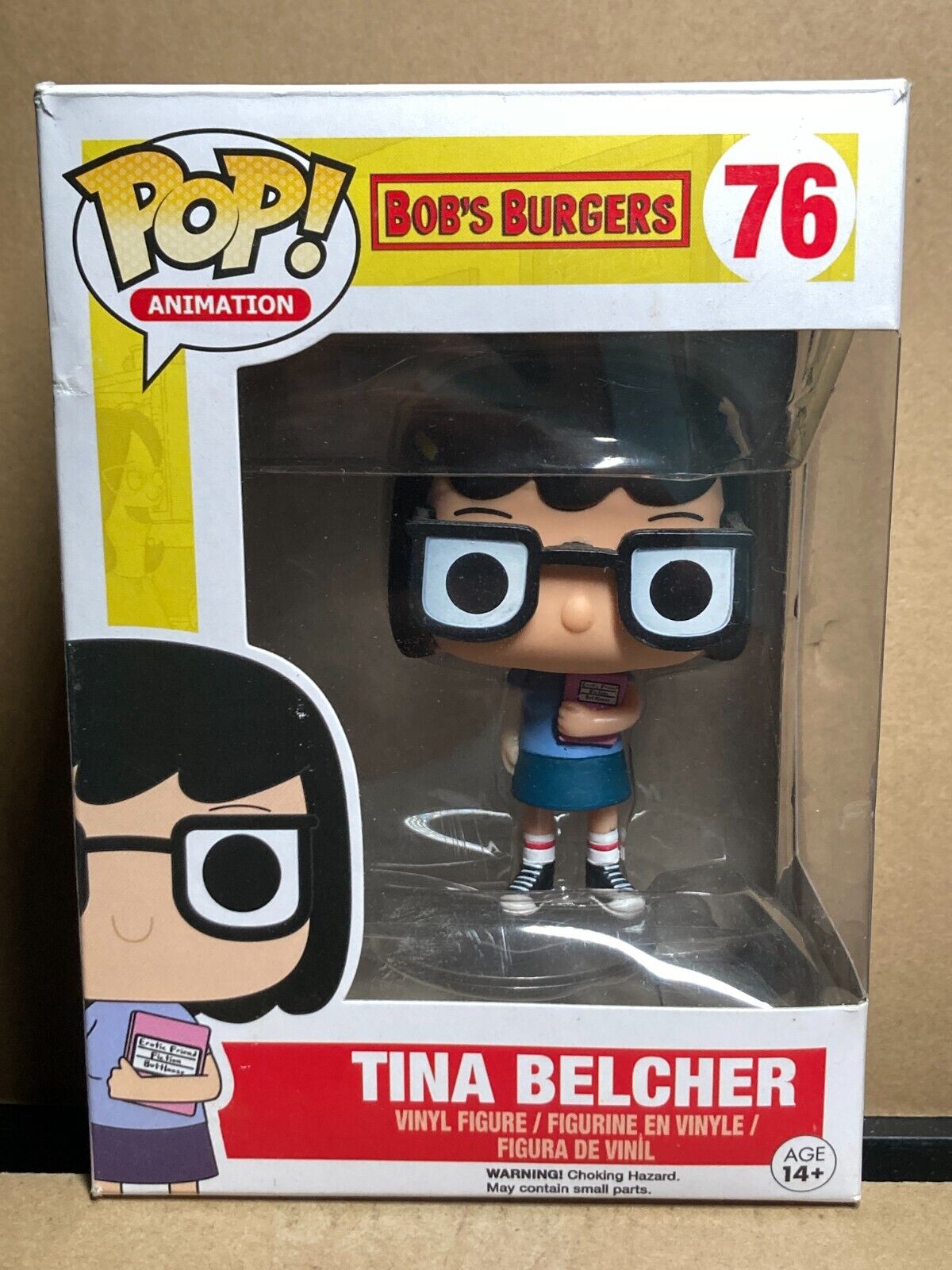 Funko POP Bob\'s Burgers 76 Tina Belcher Damaged Box