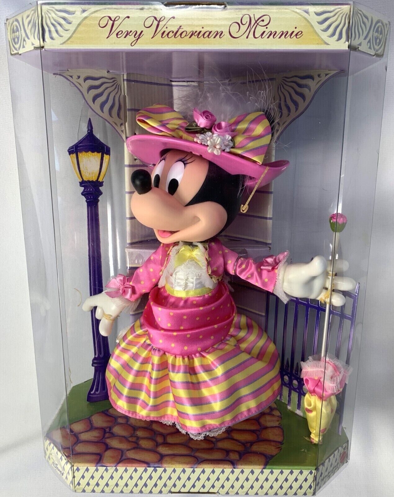 NEW 2000 Mattel Disney Very Victorian Minnie Mouse Doll Boxed FREESHIP
