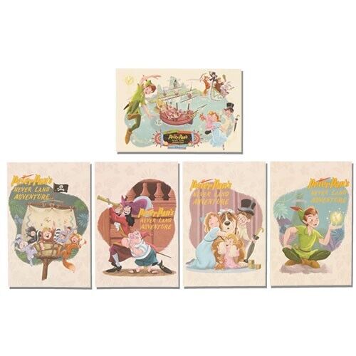 Japan Tokyo Disney Resort Store Postcard set Peter Pan Fantasy Springs 2024