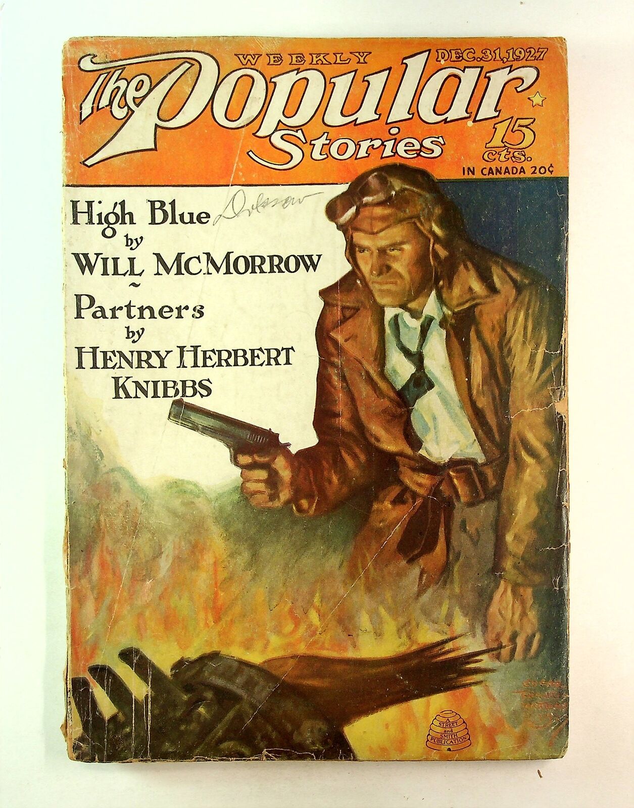 Popular Magazine Pulp Dec 1927 Vol. 88 #1 FR