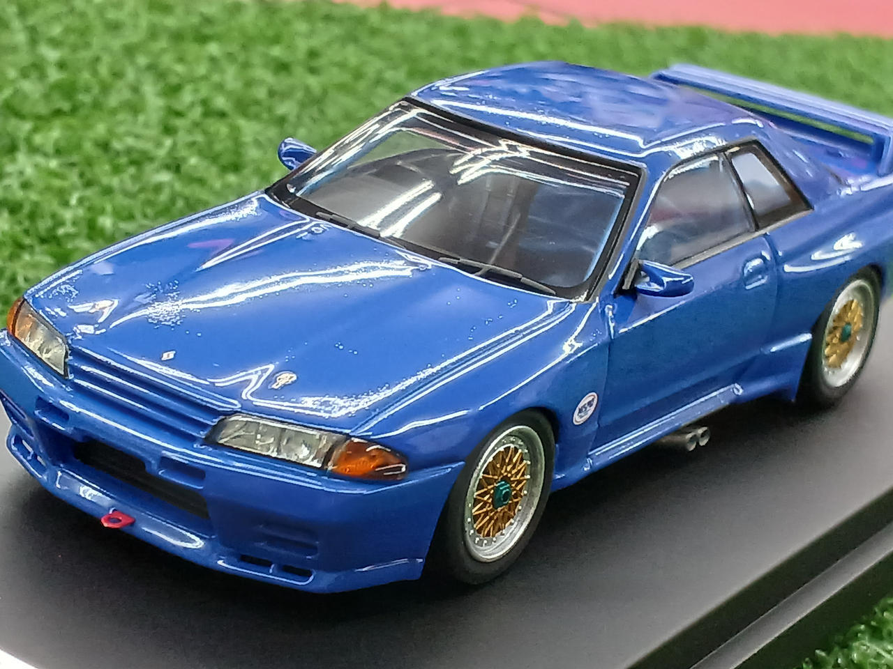 hpi-racing GT-R GROUP-A RACING Blue 1/43 GT-R R32 model car