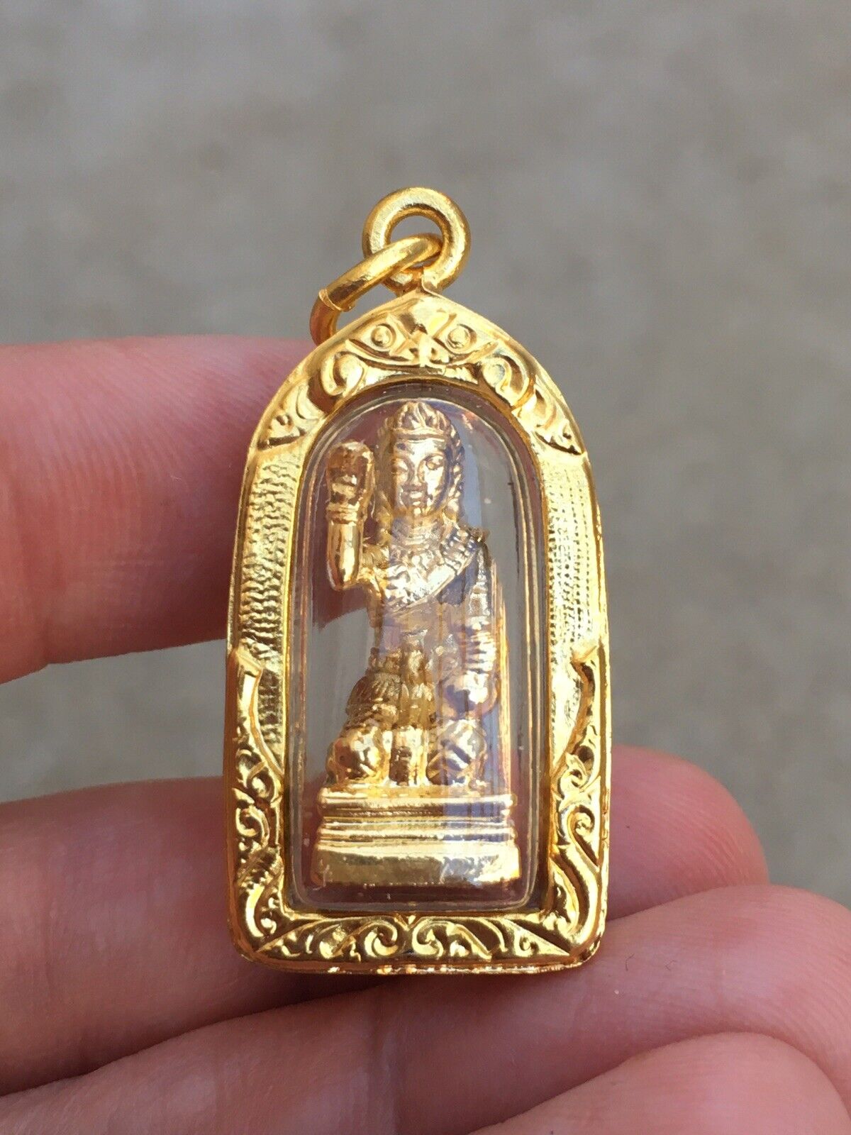 Mini Nang-Kwak  Lady Thai Amulet  Talisman Success Charm Luck Protection