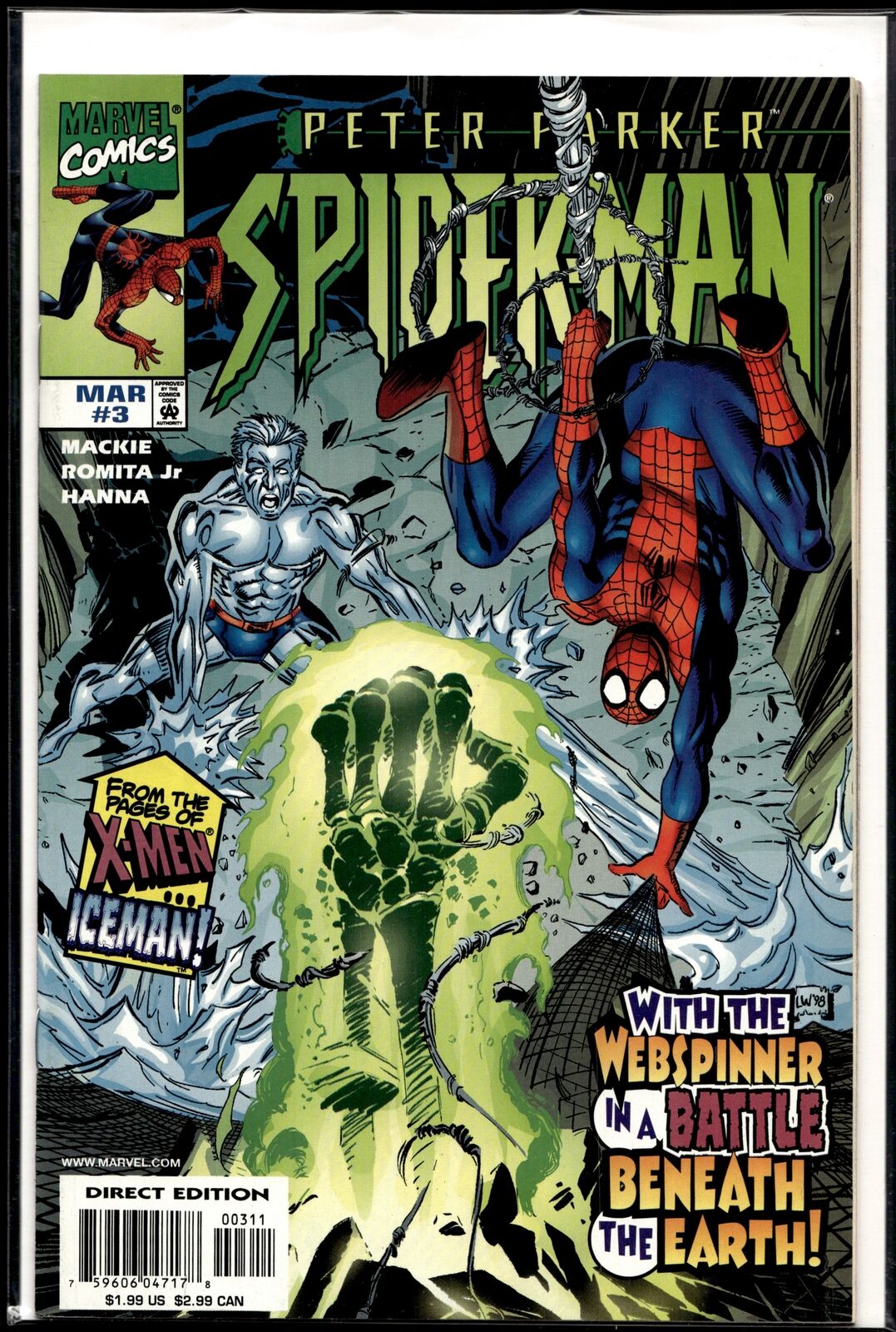 1999 Peter Parker Spider-Man #3 Marvel Comic