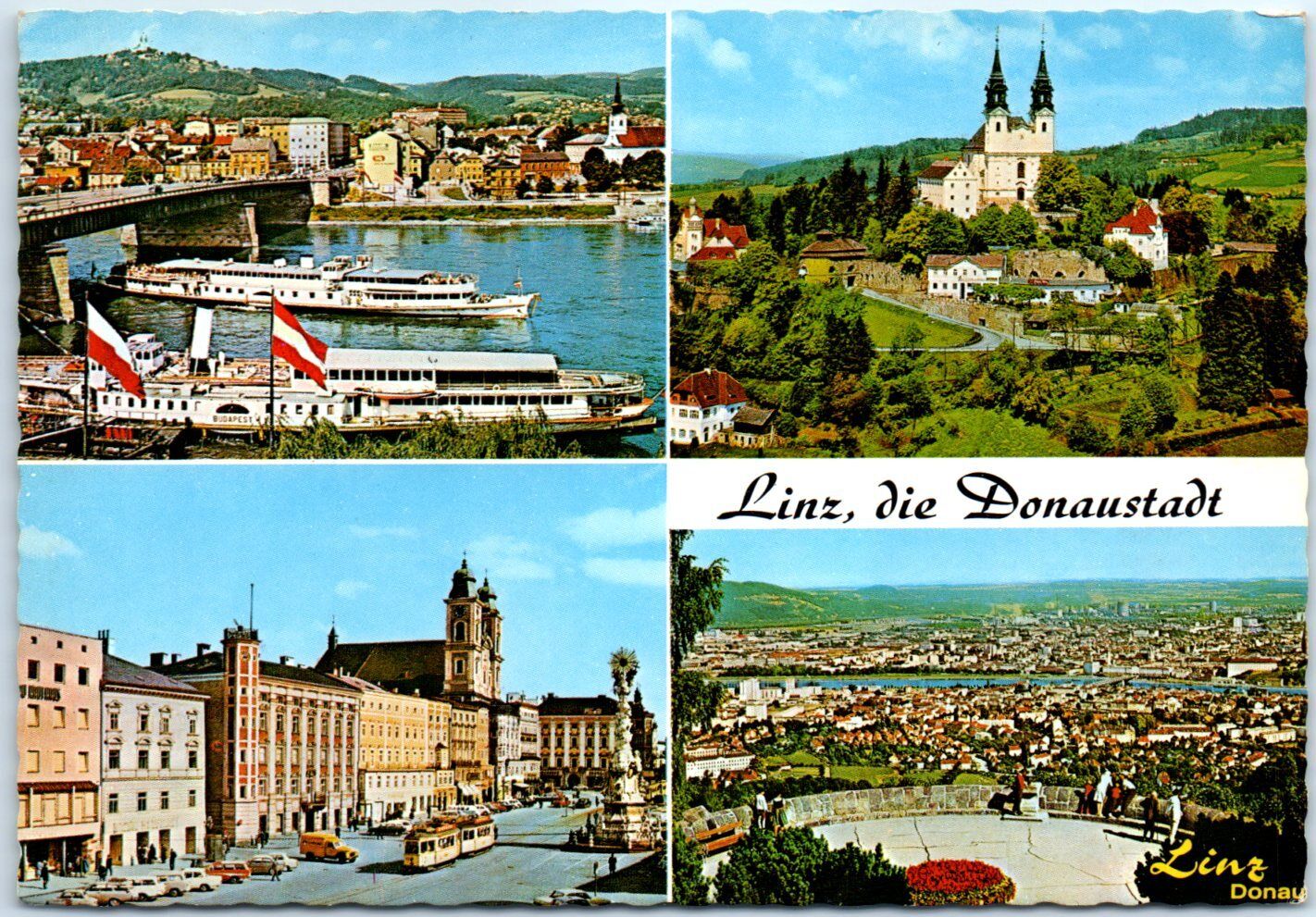 Postcard - Linz, The City On The Danube River - Linz, Austria