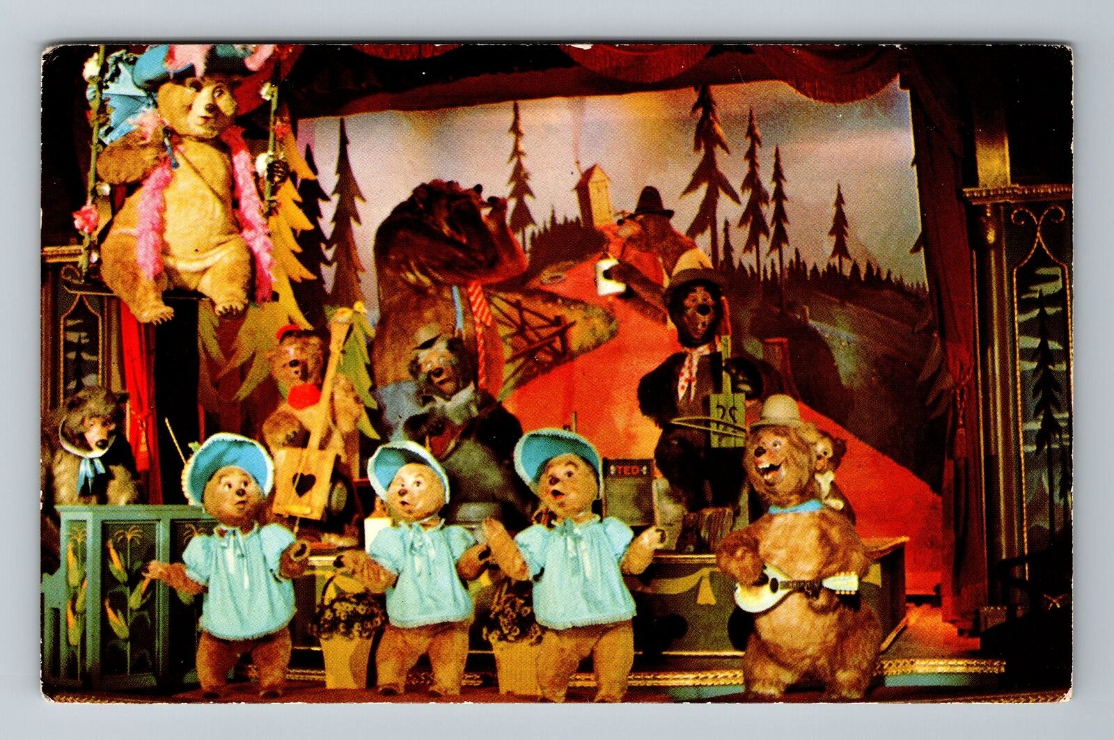 Orlando FL-Florida, The Country Bears Jamboree, Vintage Postcard