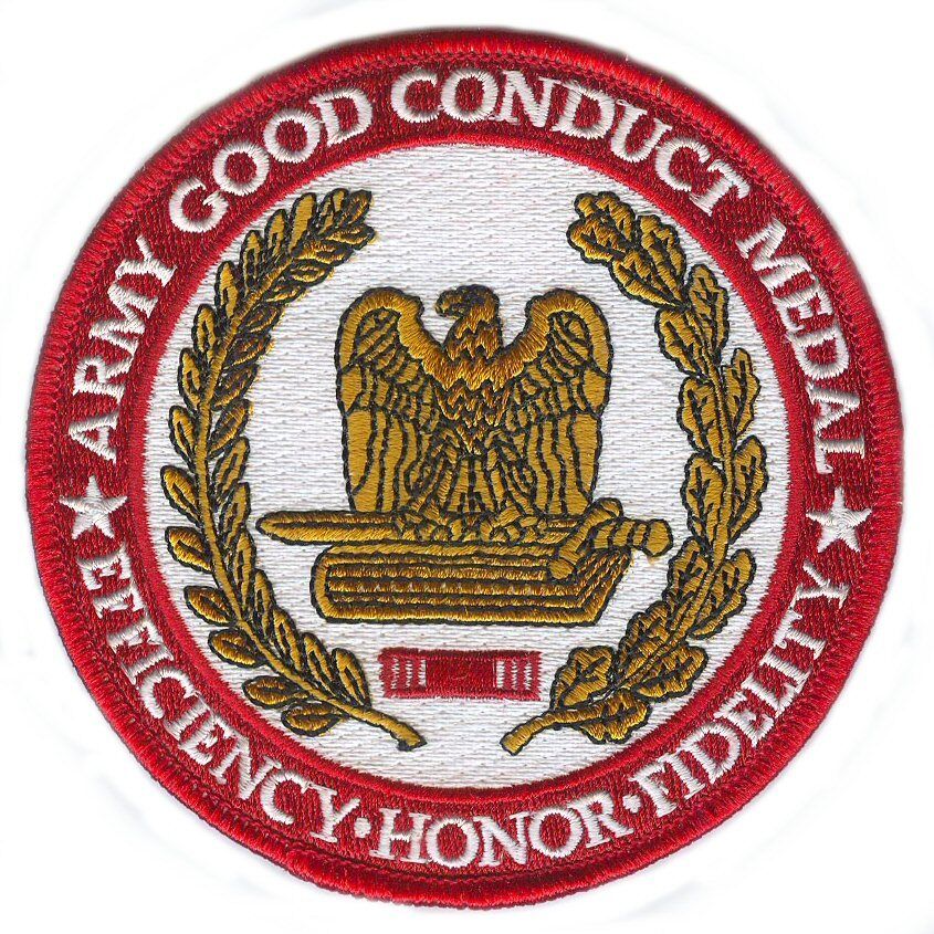 ARMY GOOD CONDUCT MEDAL PATCH  4\