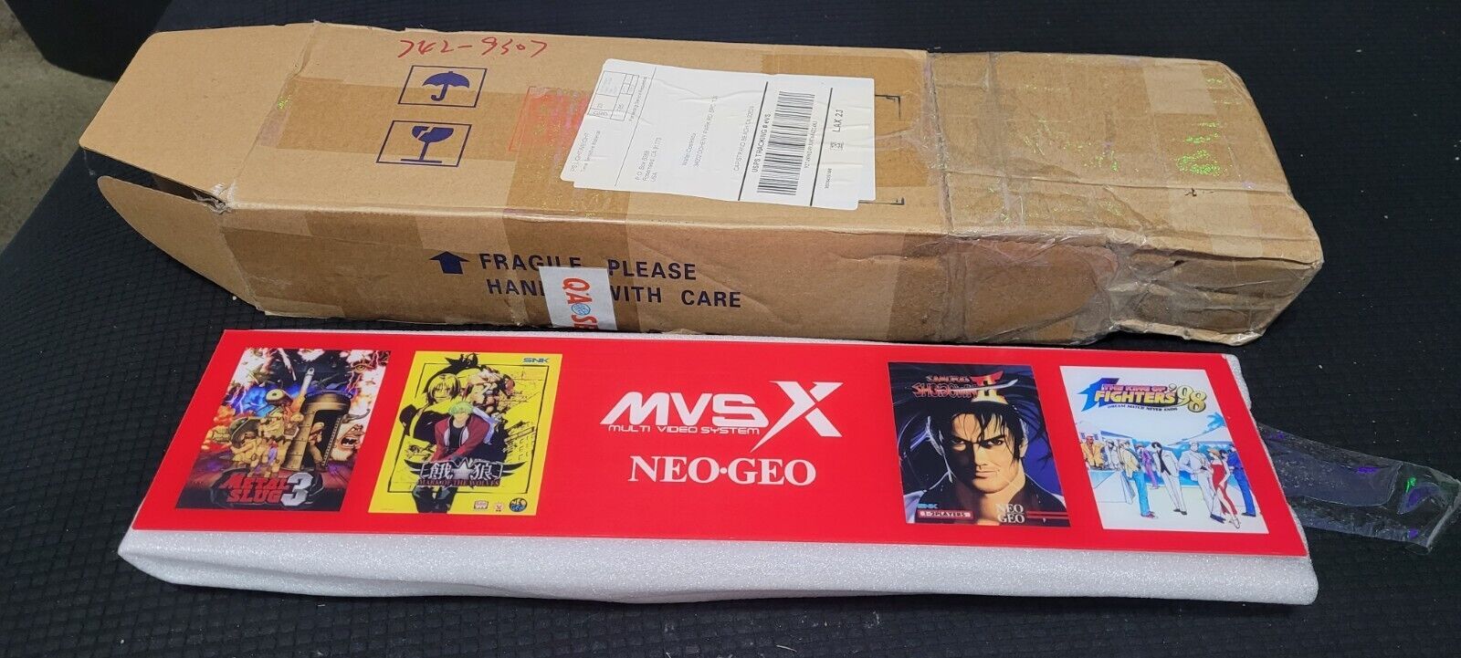 Neo Geo SNK MVSX Replacement Marquee OEM NIB