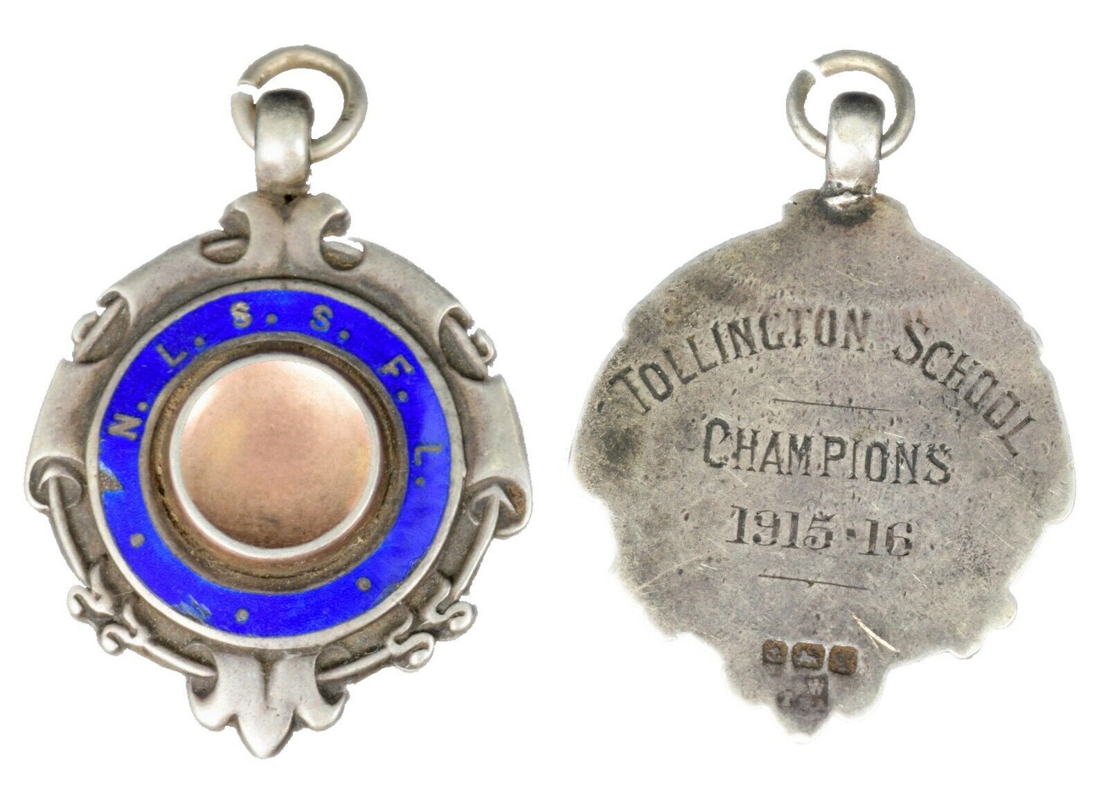 Antique Silver Award For Champions Tollington School England 1915-16. G29-79 