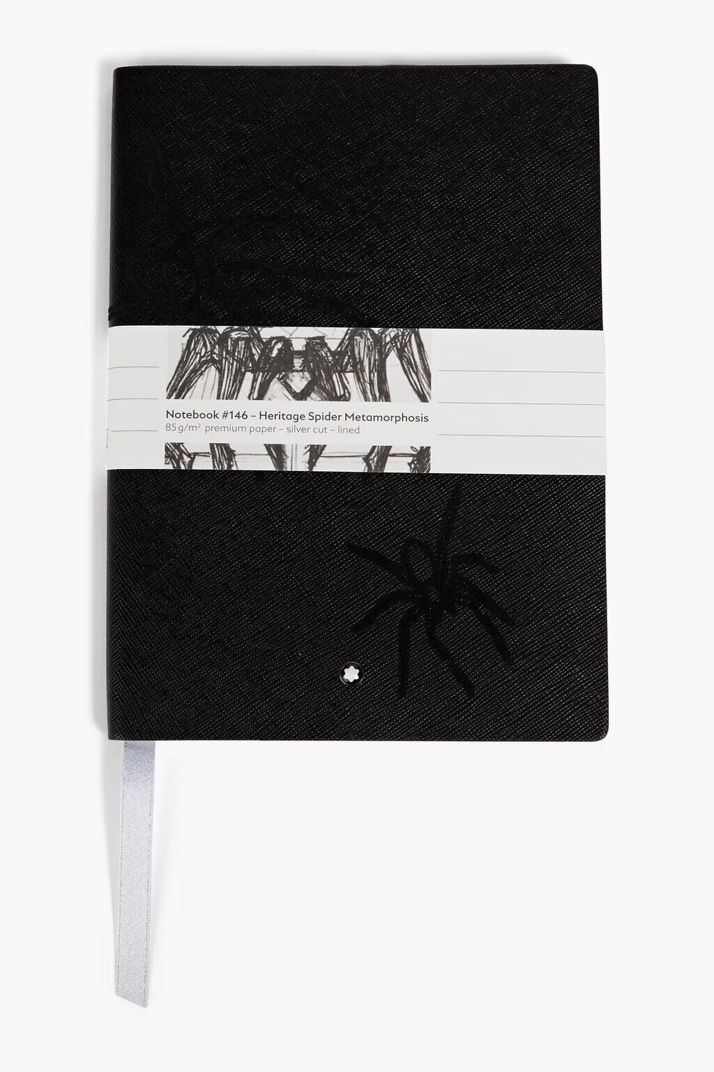 SCARCE MONTBLANC NOTEBOOK Black Spider Metamorphosis #146 MB117868 w/Docs&Box