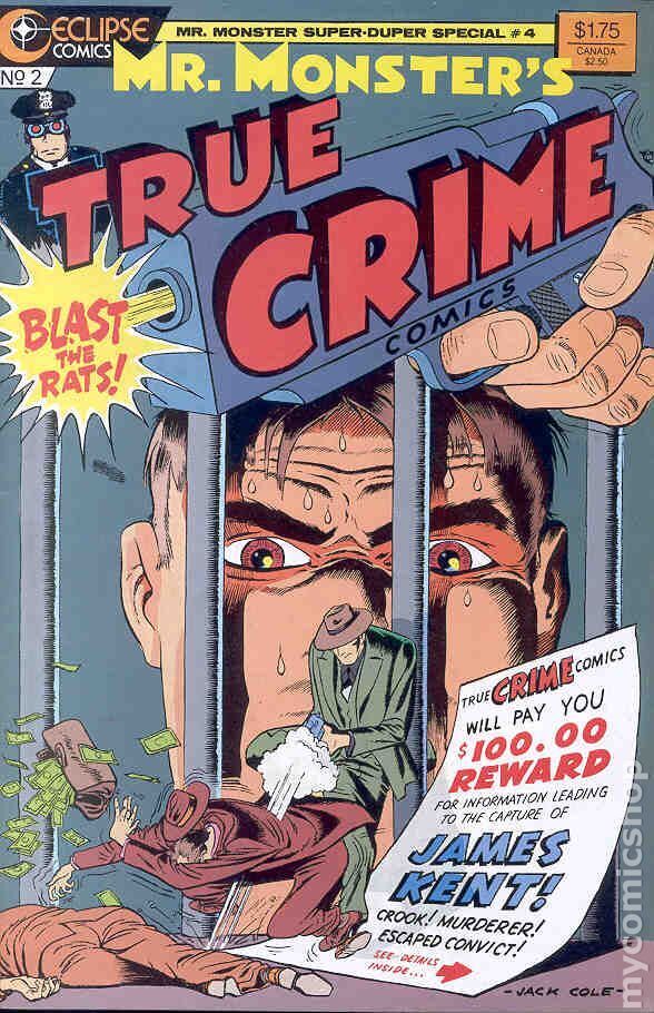 Mr. Monster's True Crime #2 FN 1986 Stock Image