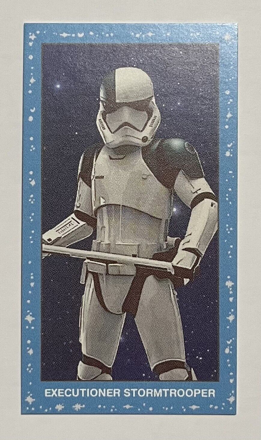 2022 Topps Star Wars 206 Executioner Stormtrooper Blue Parallel The Last Jedi