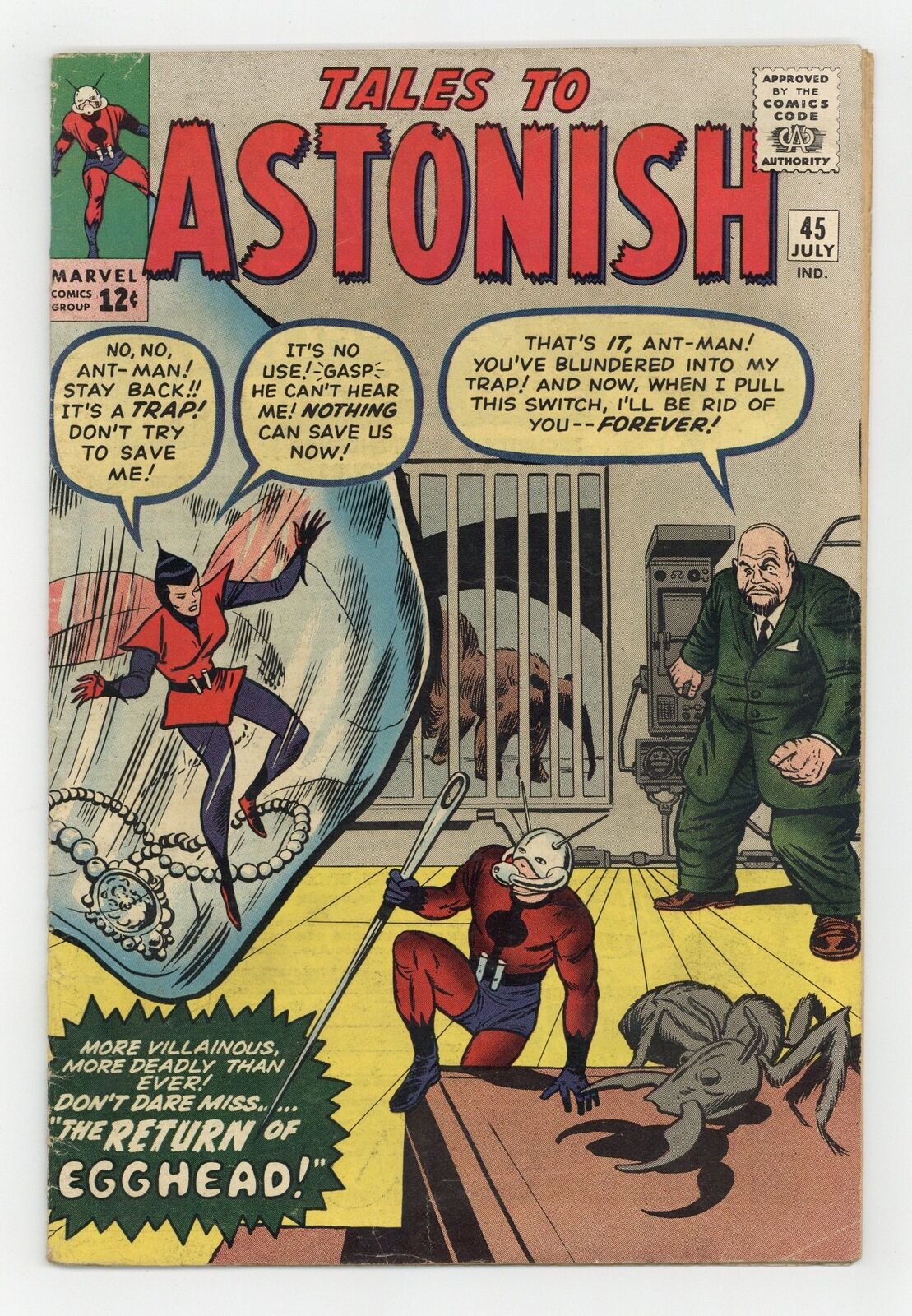 Tales to Astonish #45 VG- 3.5 1963