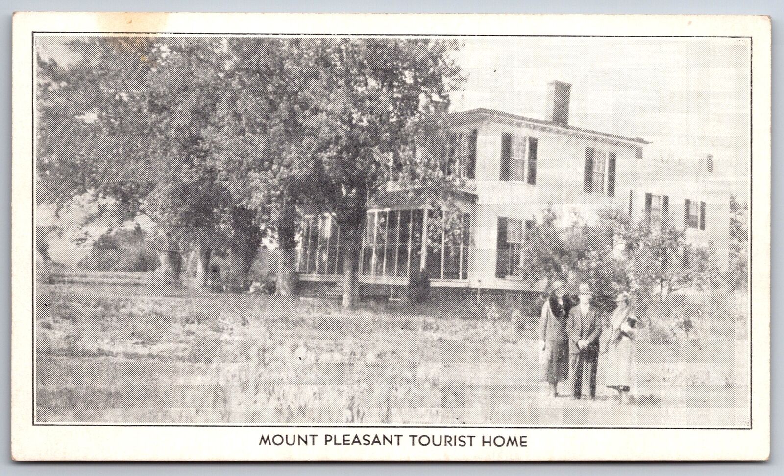 Mount Pleasant Virginia~Tourist Home~Civil War Officers Meet Up~1930s B&W PC