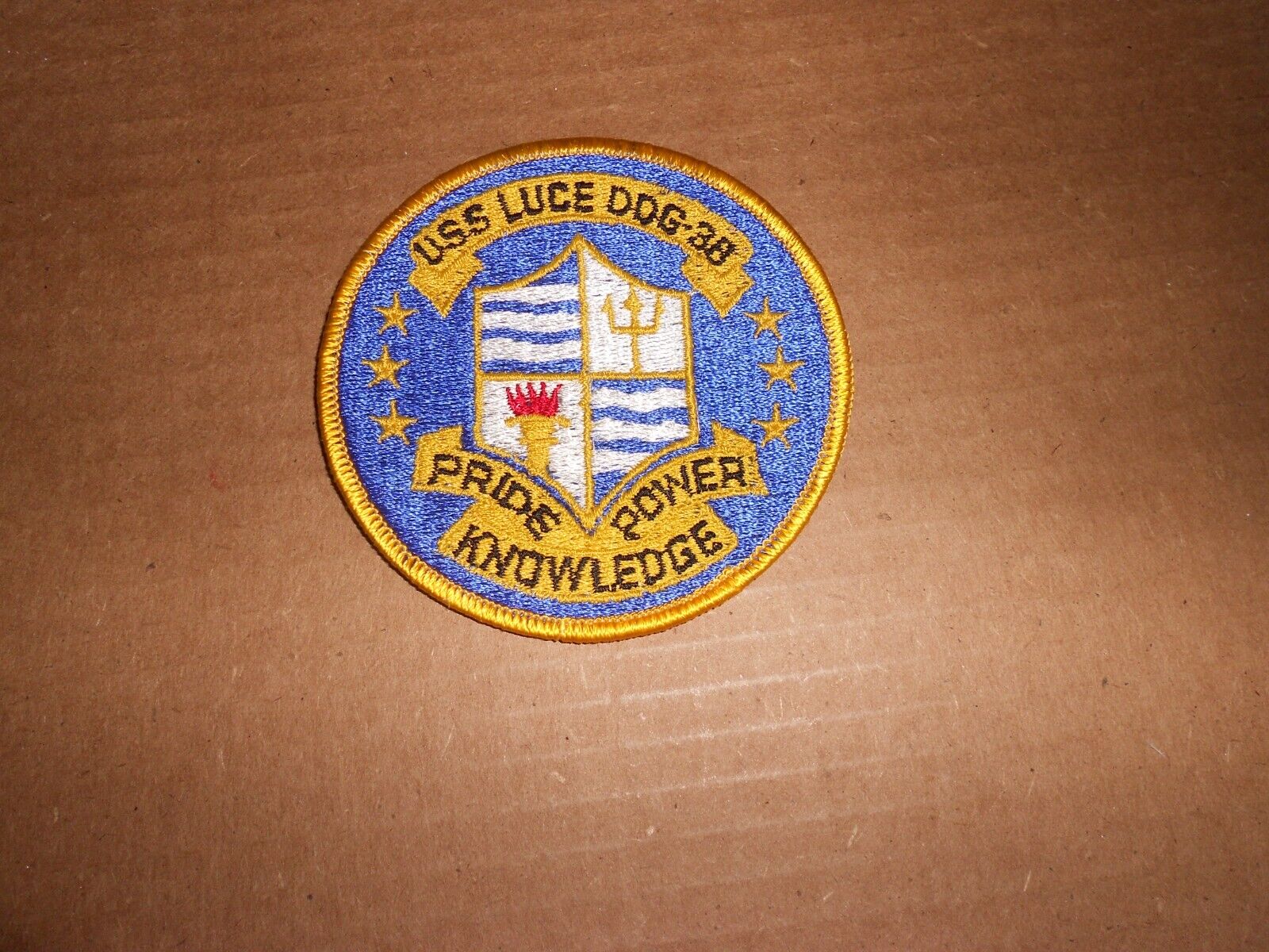 USS LUCE DDG-38 PRIDE POWER KNOWLEDGE PATCH #14
