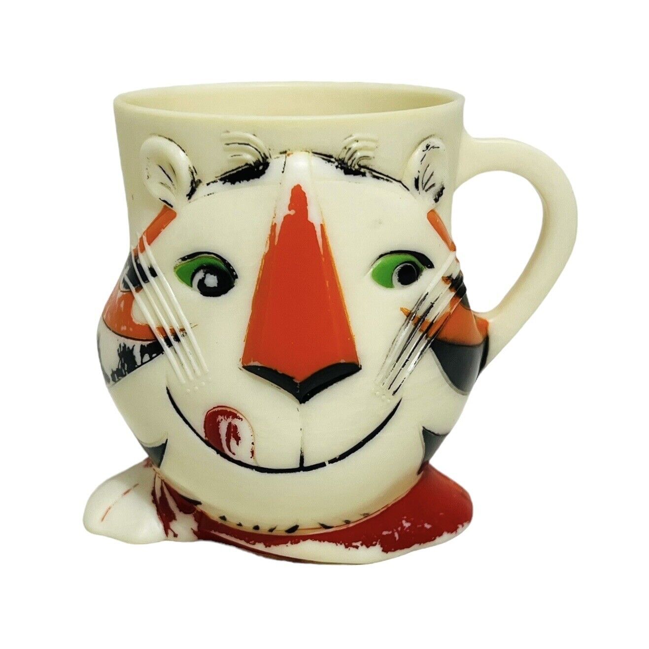 Vtg 1960's Kellogg's Tony Tiger Cup Frosted Flakes Cereal Plastic Mold Mug Milk