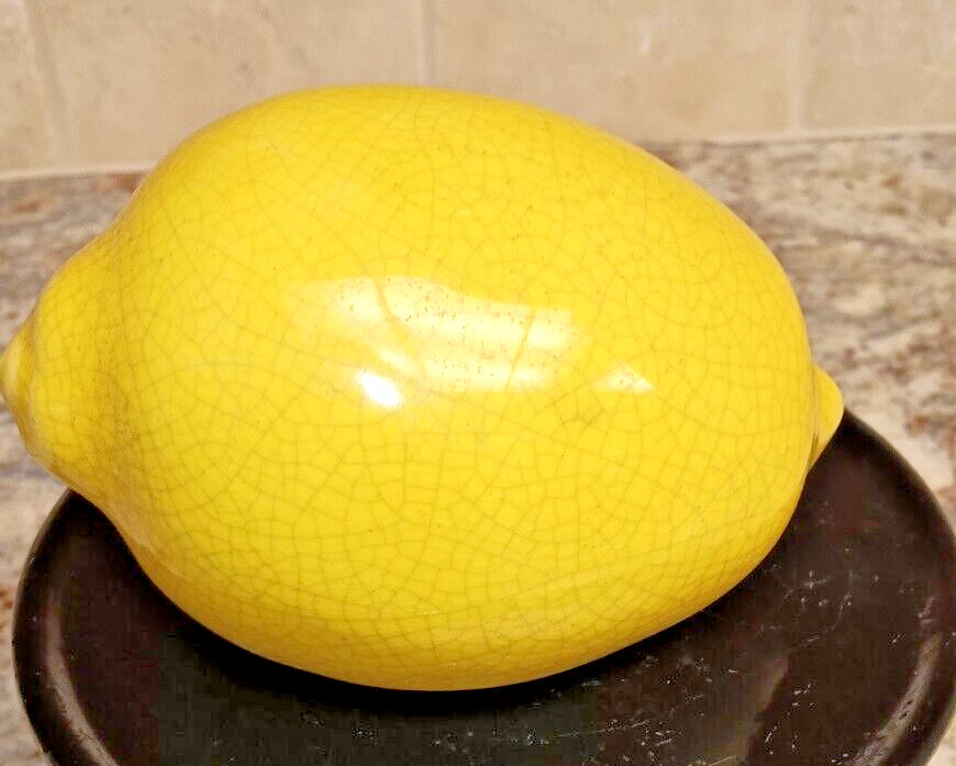 Larger Than Life Ceramic Lemon