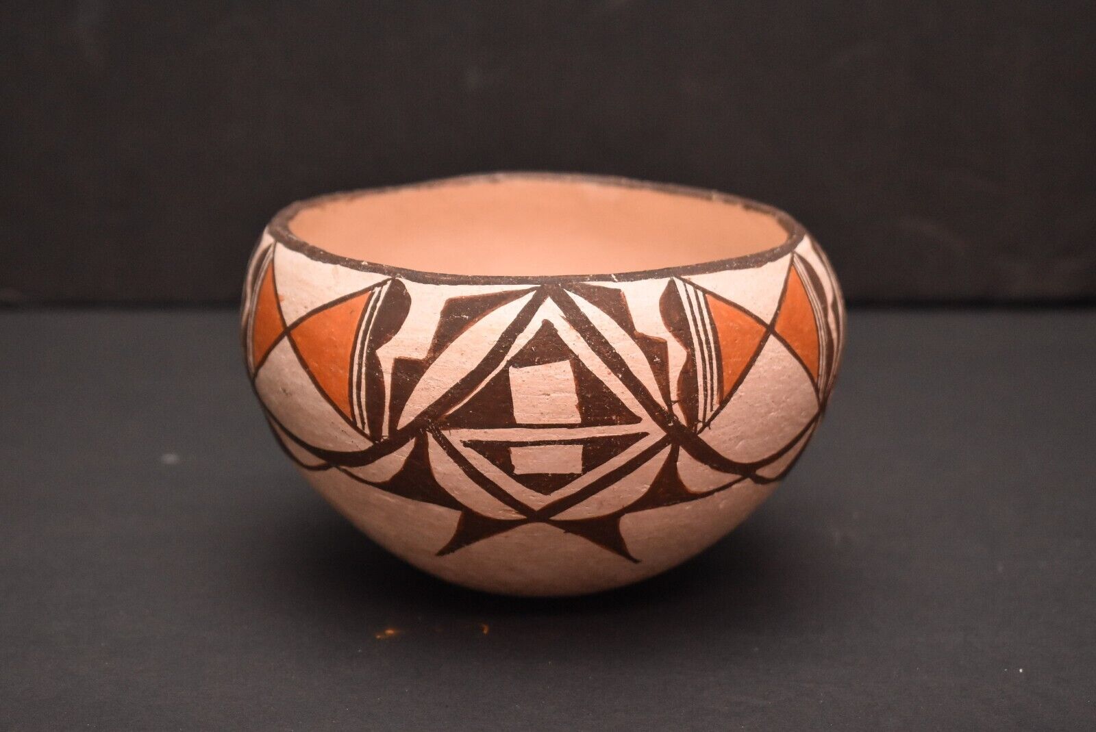 Vintage Pot Acoma Pueblo Chino Jug Vase Southwest Polychrome Native Pottery 6\