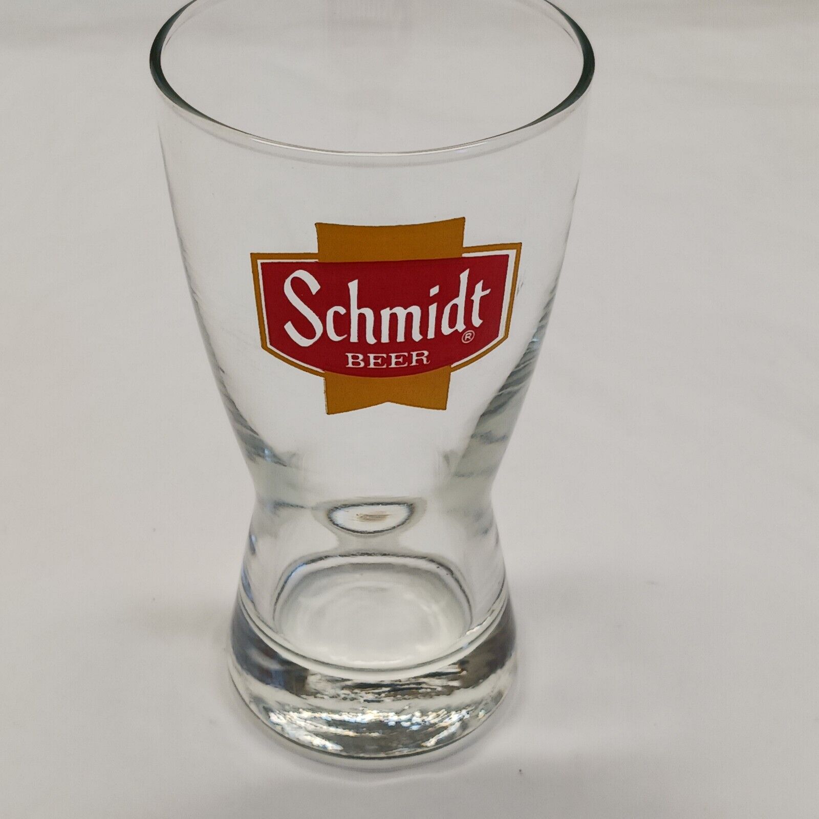 Vintage 70's Schmidt Beer Collectible Barware Glass