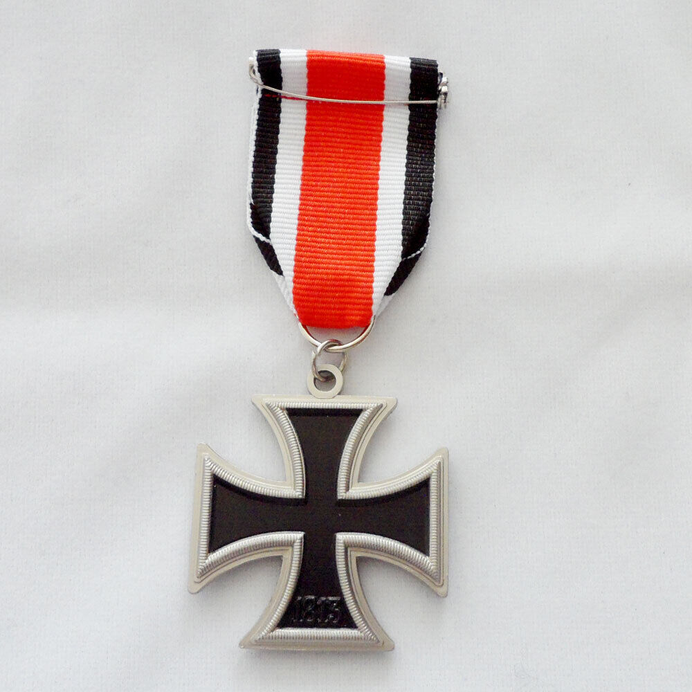 1813-1939 WW1 German War Military Knights Iron Cross w Ribbon Copy
