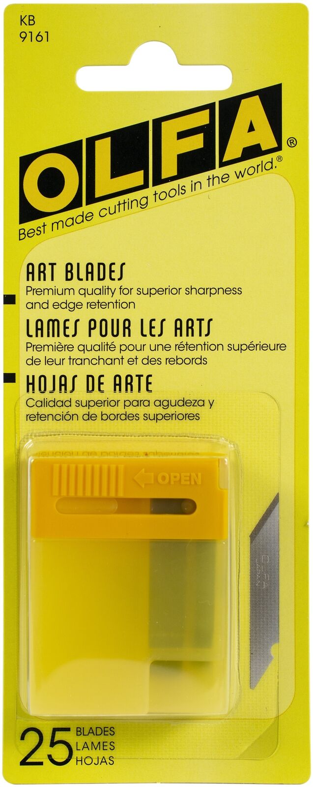 OLFA Art Knife Replacement Blades 25/Pkg-For 9164