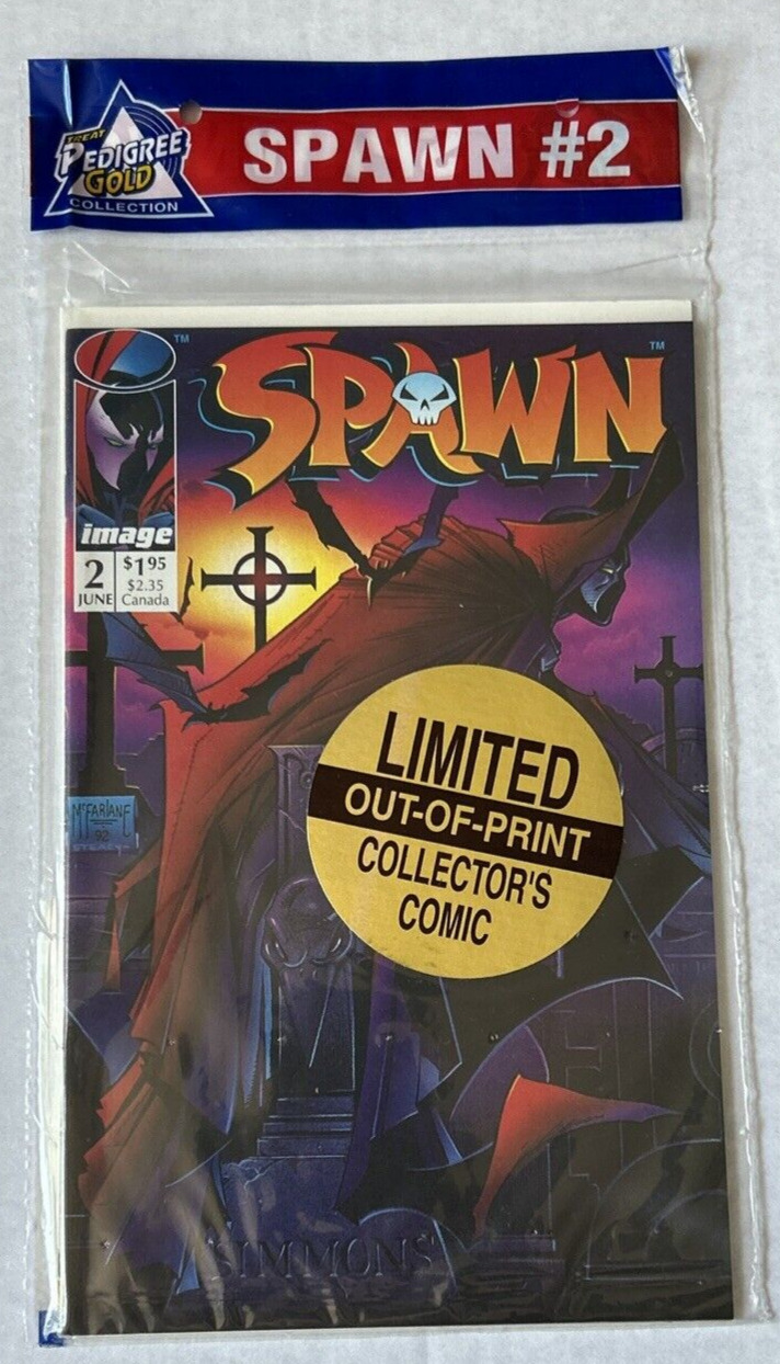 Spawn #2 Limited Out-Of-Print Collector\'s Comic 1992 FACTORY SEALED 1st Violator