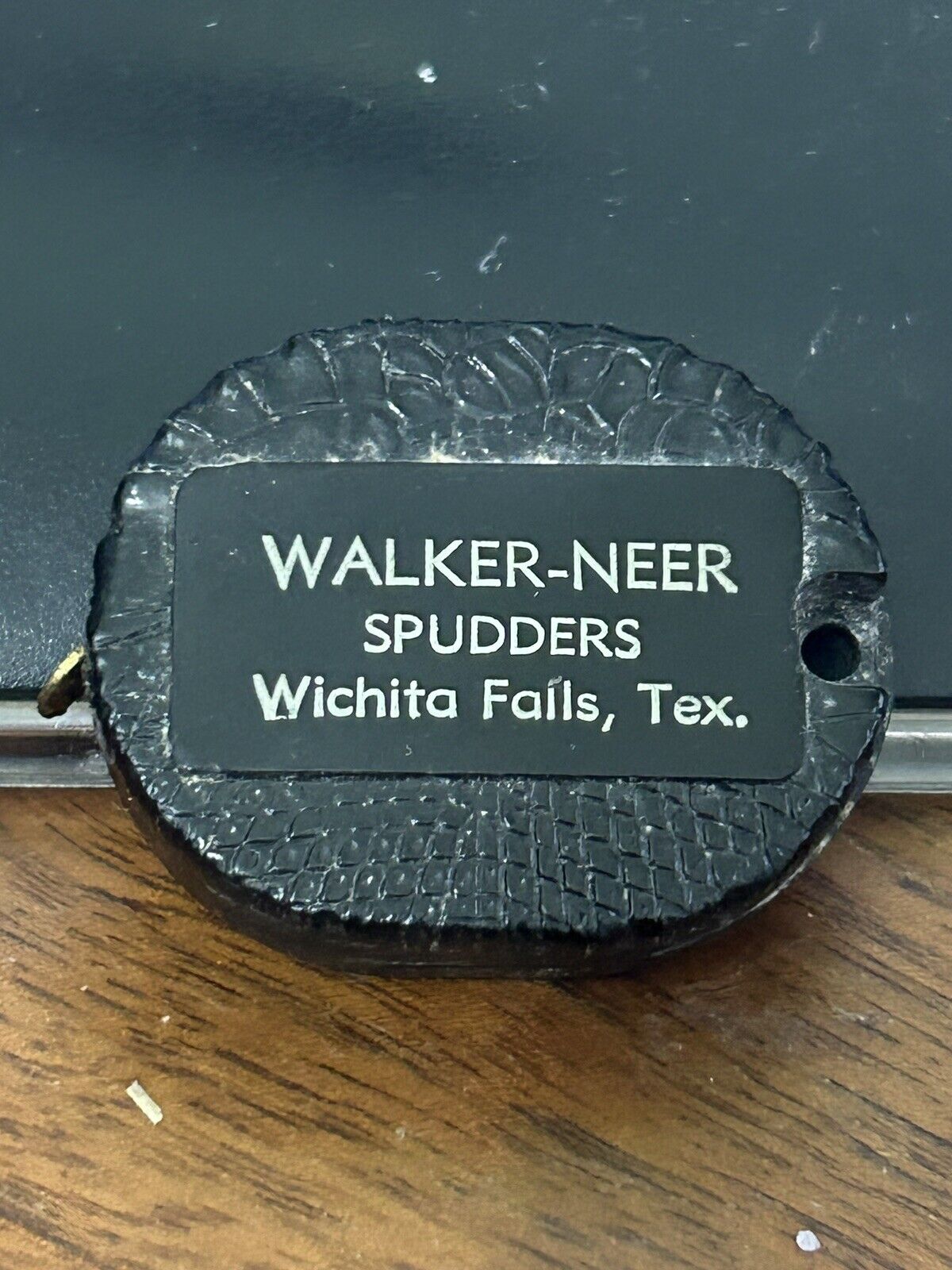 Vintage Walker-Neer Shudders Mini Tape Measure Collectible Wichita Falls, Texas