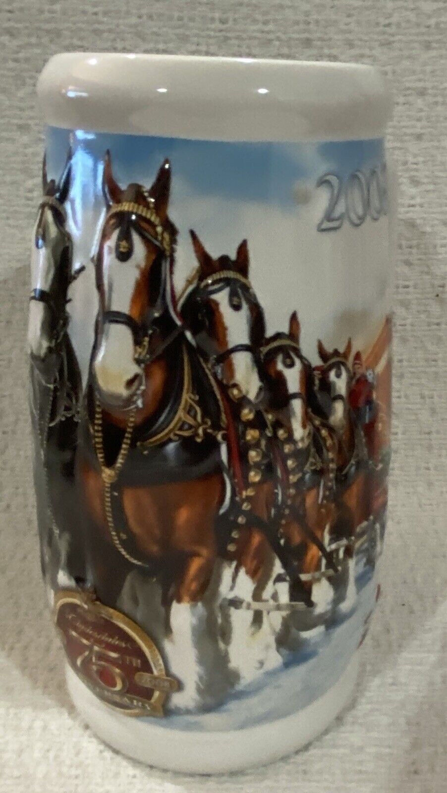 2008 Budweiser 75 Years of Proud Tradition Stein CS695