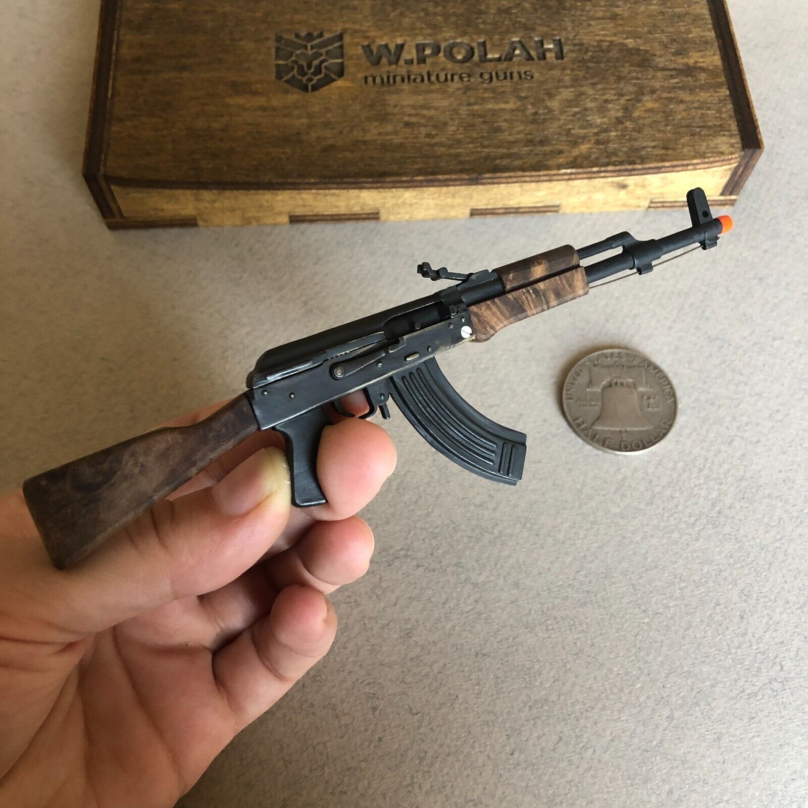 Mini gun AK47 Cap Gun AK-47 rifle Miniature AK-47 gun Mini rifle Kalashnikov gun