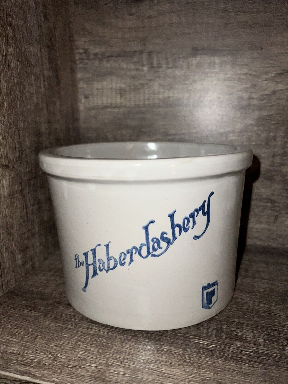Vintage Radisson Hotel The Haberdashery Butter Crock