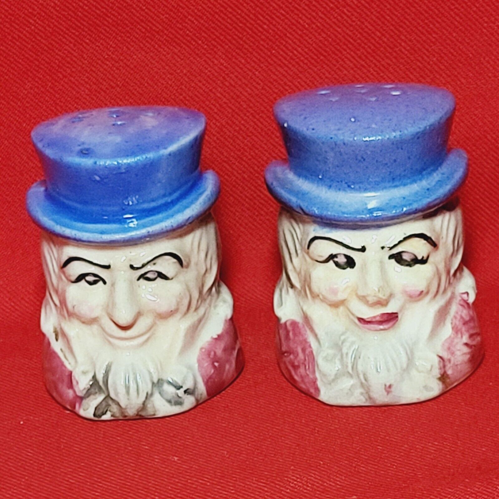 Vintage Uncle Sam Head Salt and Pepper Shakers