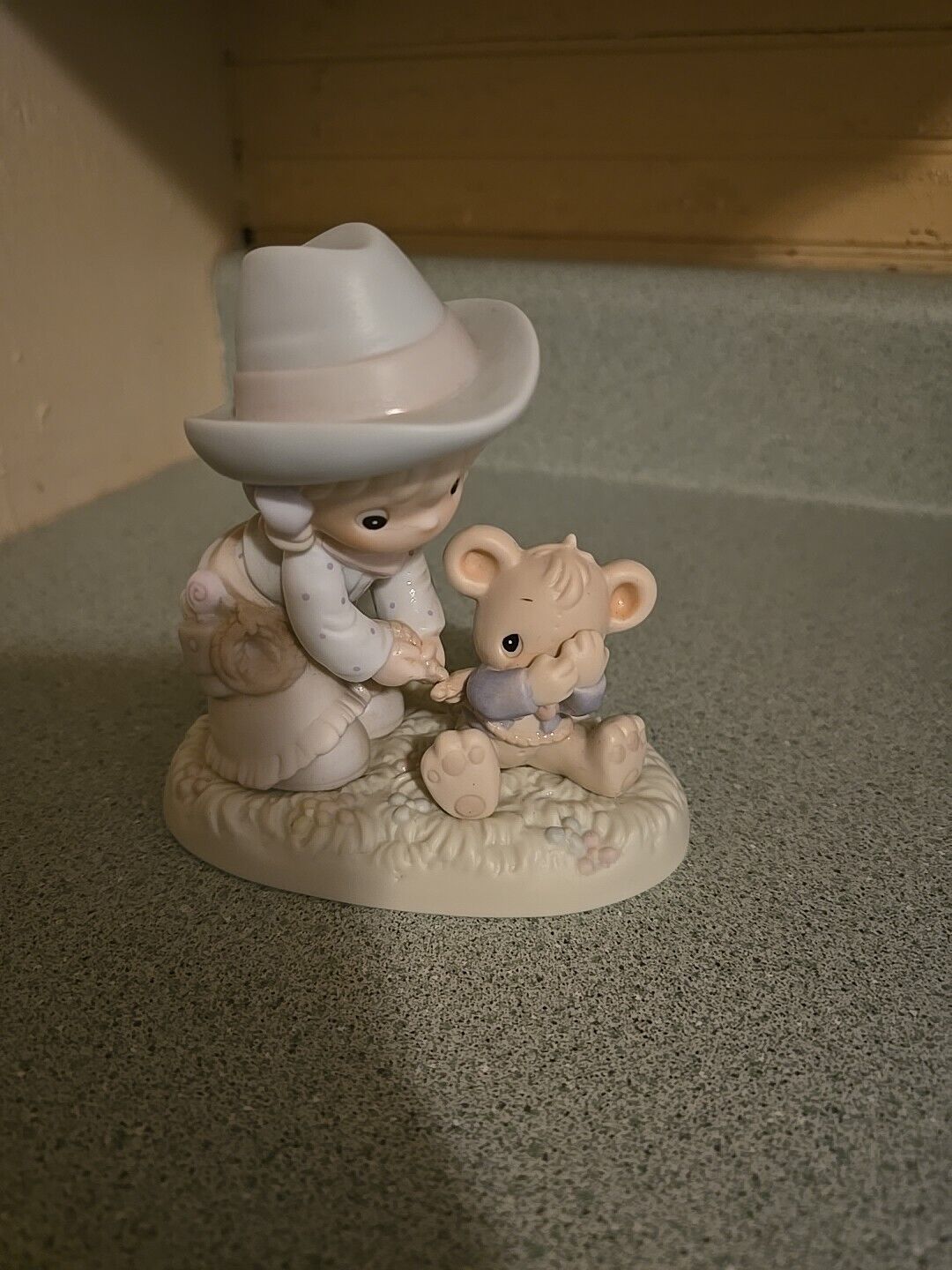 Precious Moments-Cowgirl Roping Teddy Bear-I Can\'t Bear To Let You Go(NB)