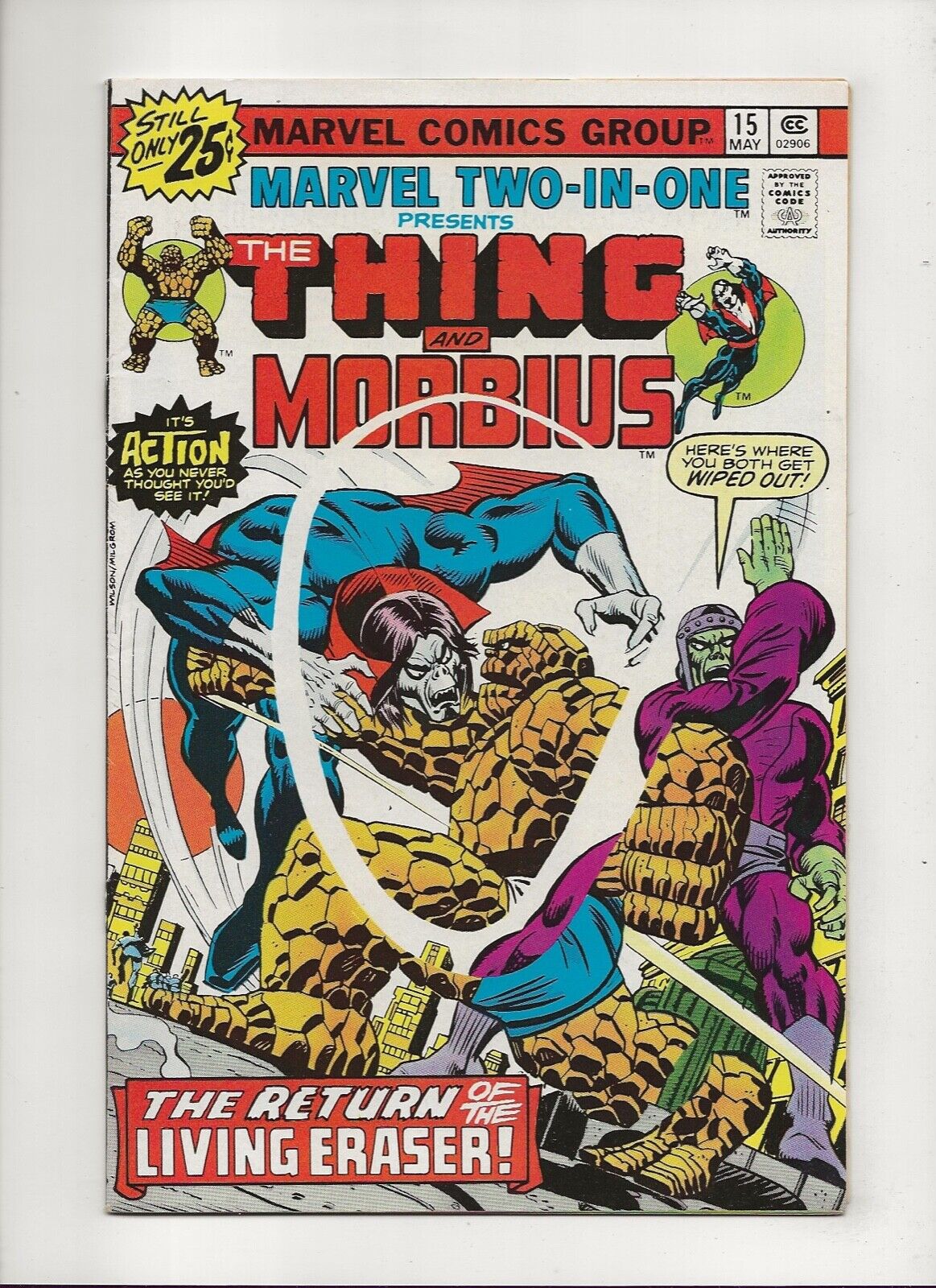 Marvel Two-In-One #15 (1976) The Thing MVS Intact FN/VF 7.0