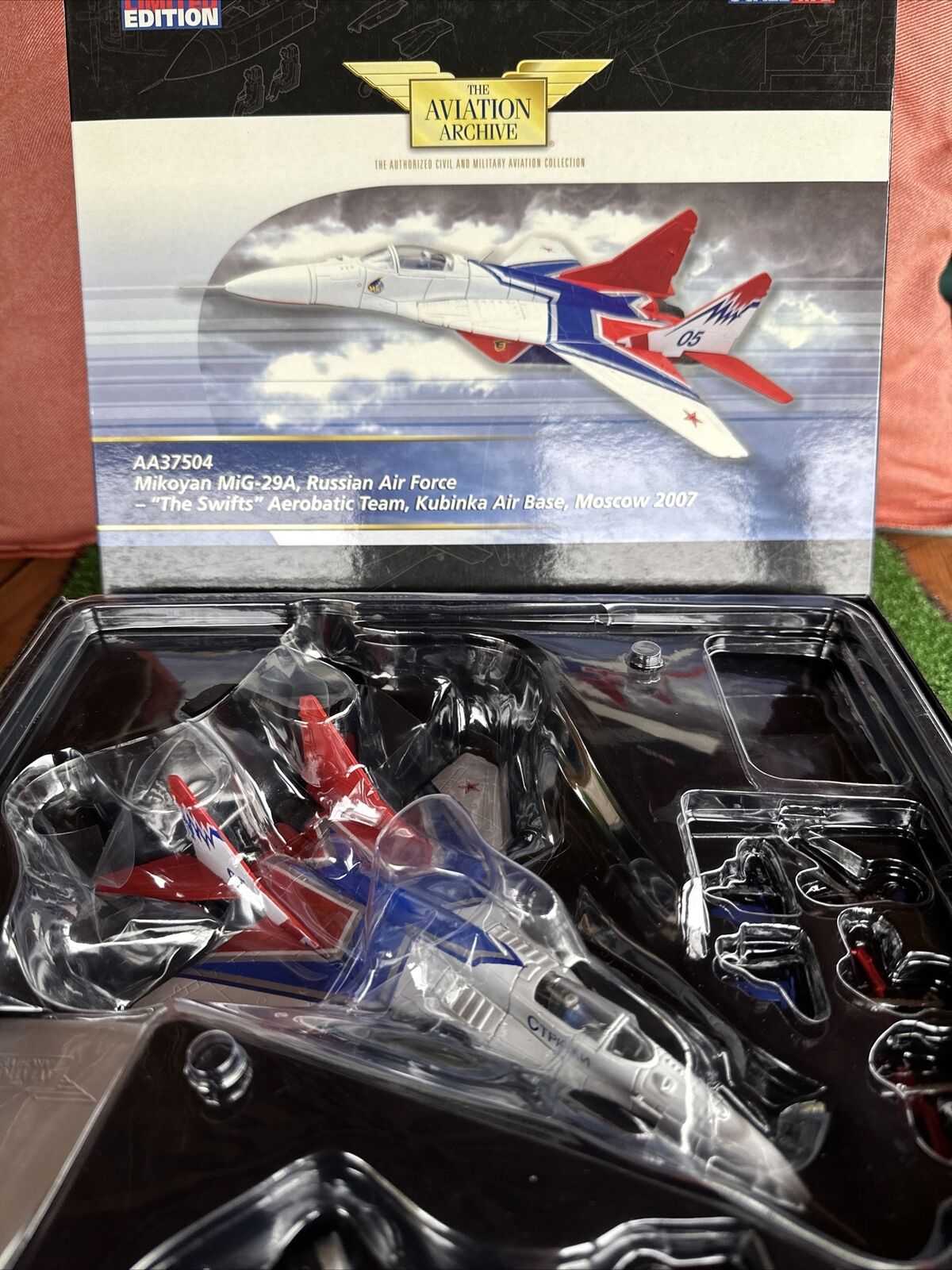Corgi Mikoyan Mig-29A Russian AF “The Swifts” 2007 - Limited Edition AA37504