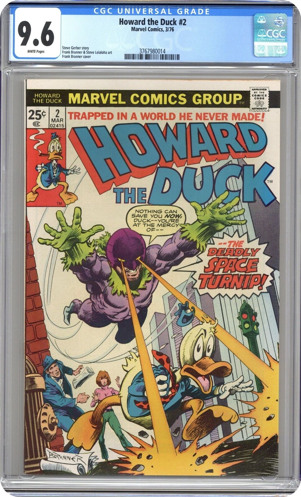 Howard the Duck #2 CGC 9.6 1976 3767980014