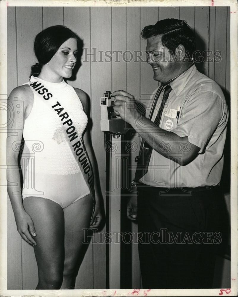 1969 Press Photo Miss Becky Freeman Miss Tarpon Round Up - RSM10023
